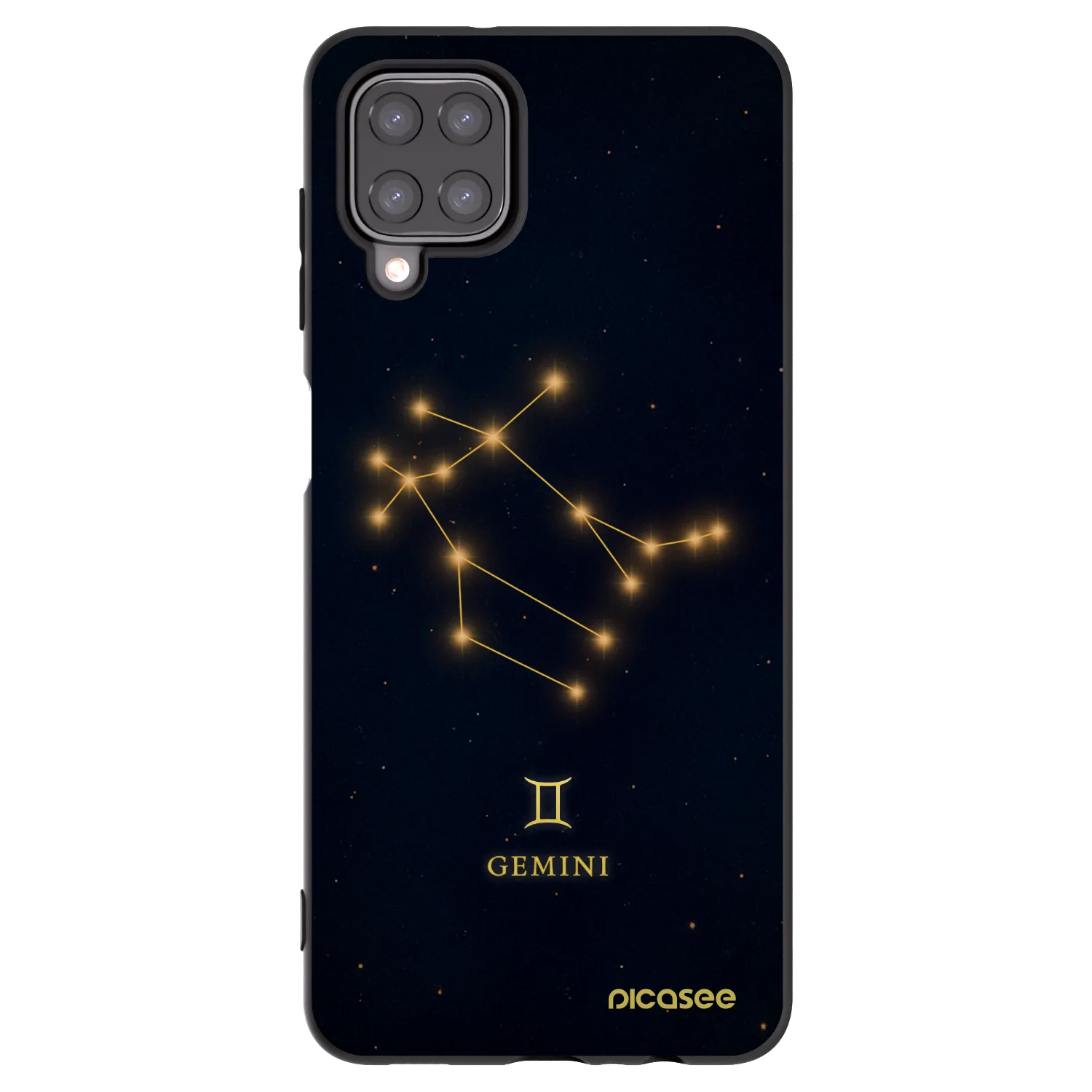 Picasee fekete szilikon tok az alábbi mobiltelefonokra Samsung Galaxy M12 M127F - GEMINI
