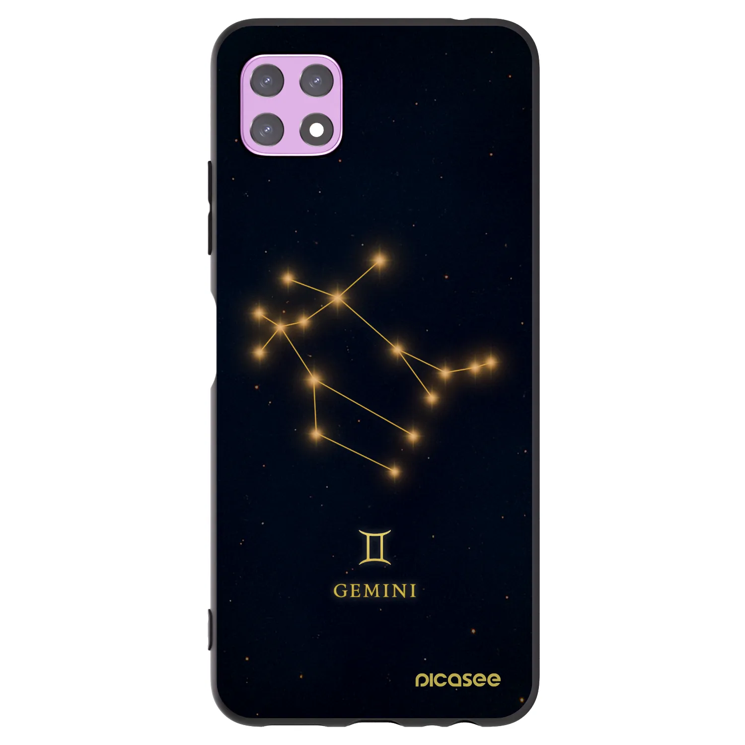 Picasee fekete szilikon tok az alábbi mobiltelefonokra Samsung Galaxy A22 A226B 5G - GEMINI