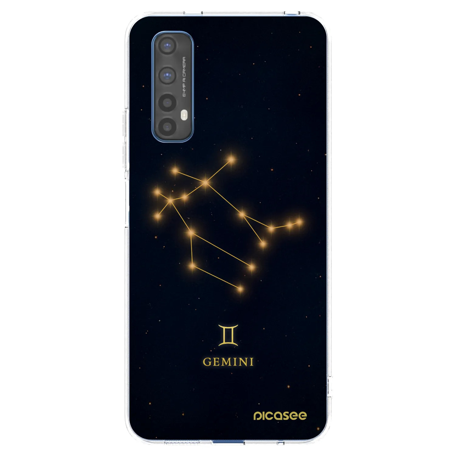 Picasee átlátszó szilikon tok az alábbi mobiltelefonokra Realme 7 - GEMINI
