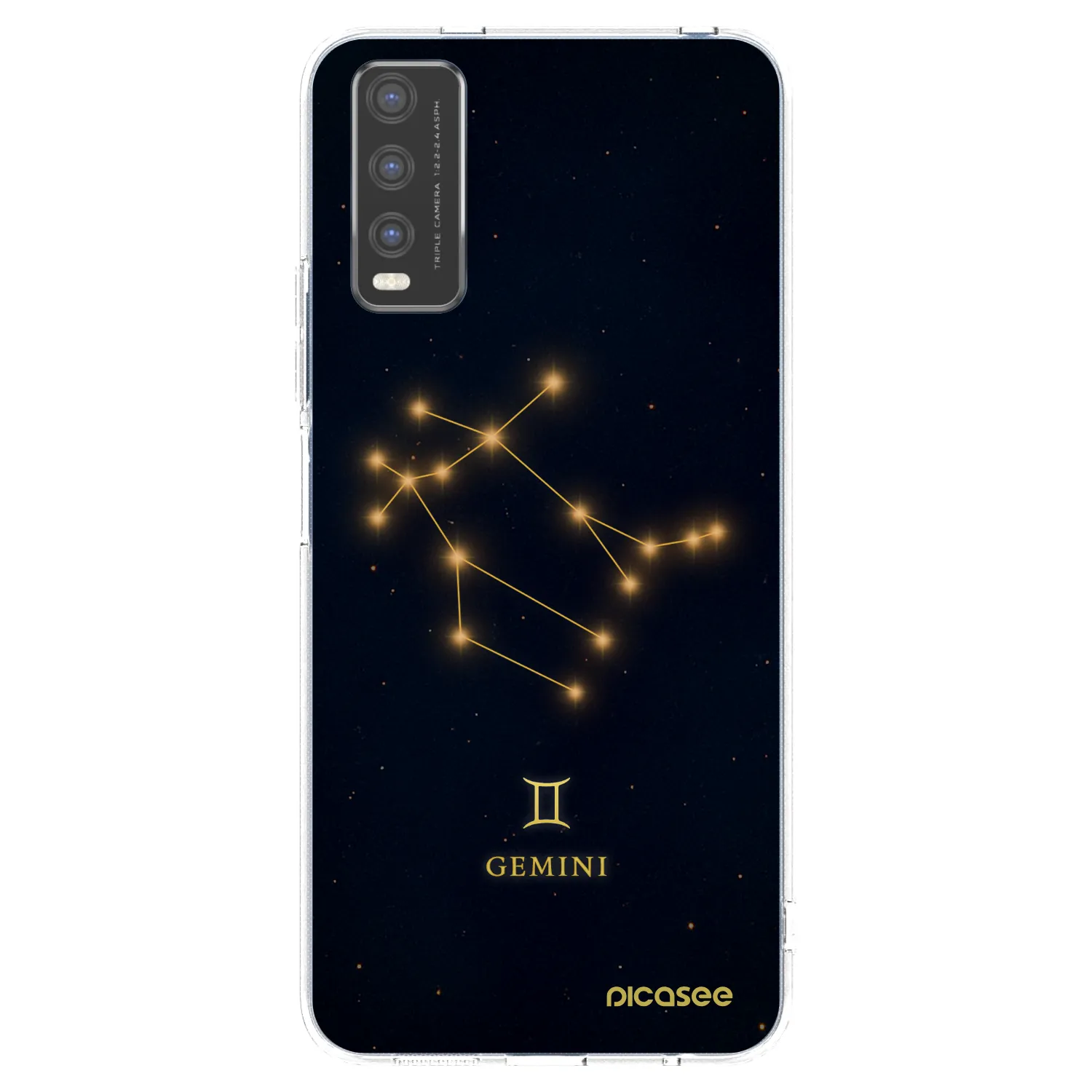 Picasee átlátszó szilikon tok az alábbi mobiltelefonokra Vivo Y20s - GEMINI