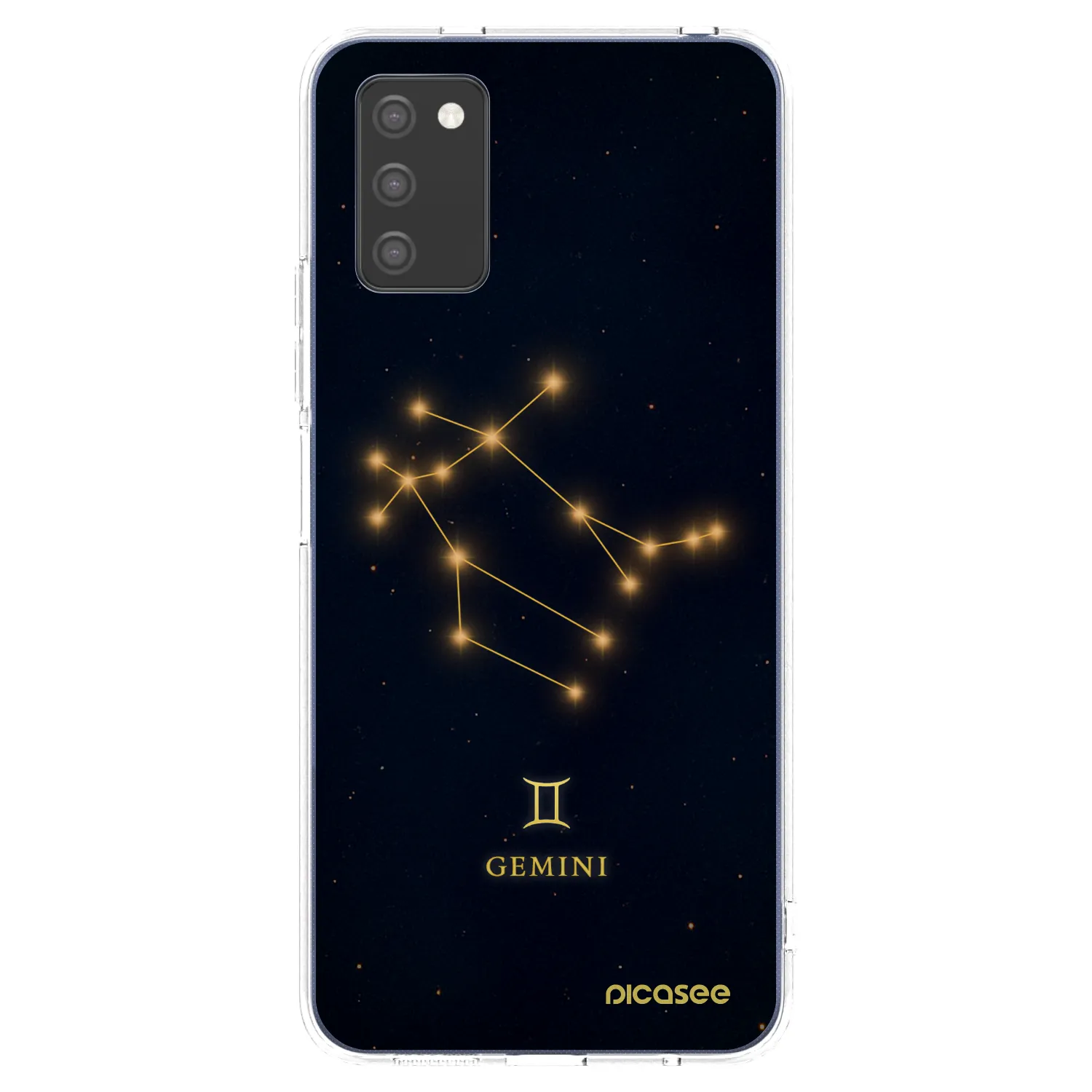 Picasee átlátszó szilikon tok az alábbi mobiltelefonokra Samsung Galaxy A03s A037G - GEMINI