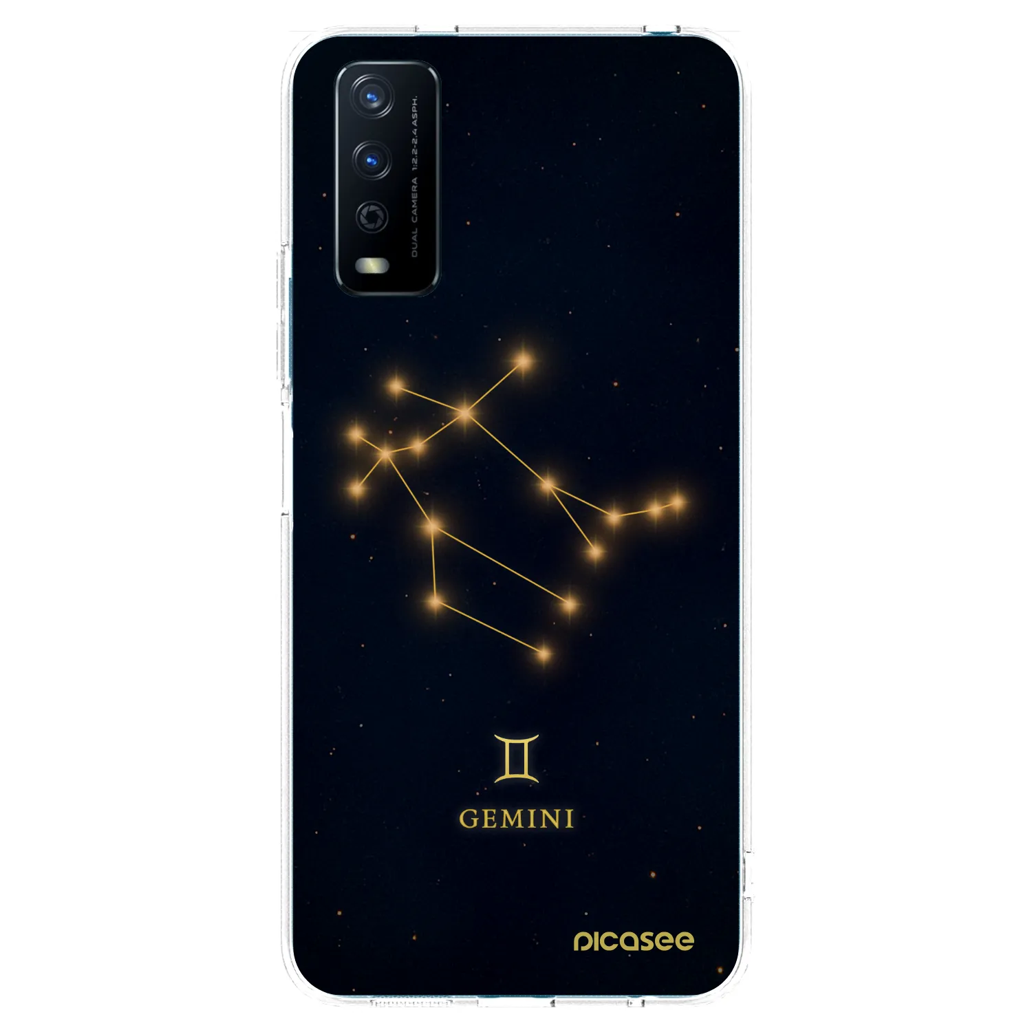 Picasee átlátszó szilikon tok az alábbi mobiltelefonokra Vivo Y11s - GEMINI