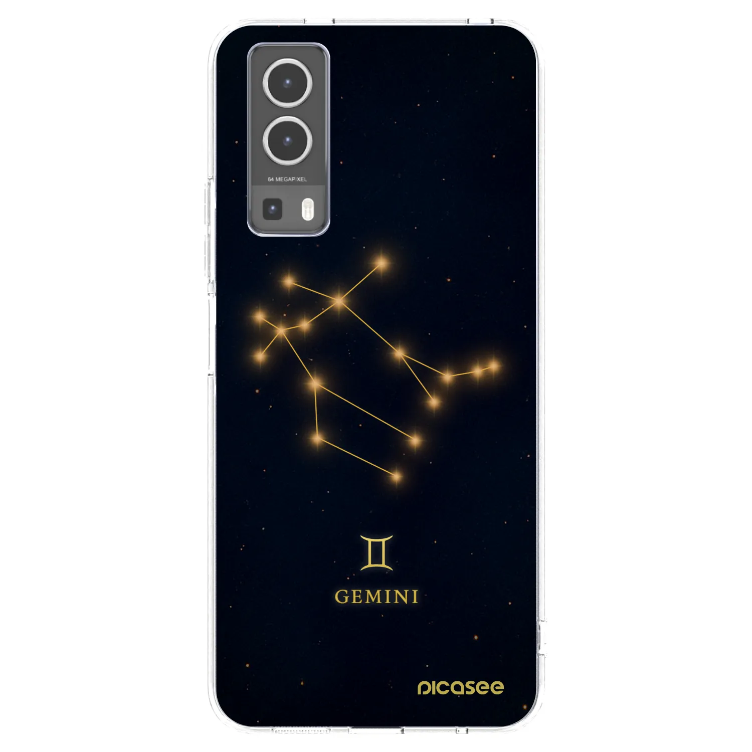 Picasee átlátszó szilikon tok az alábbi mobiltelefonokra Vivo Y72 5G - GEMINI