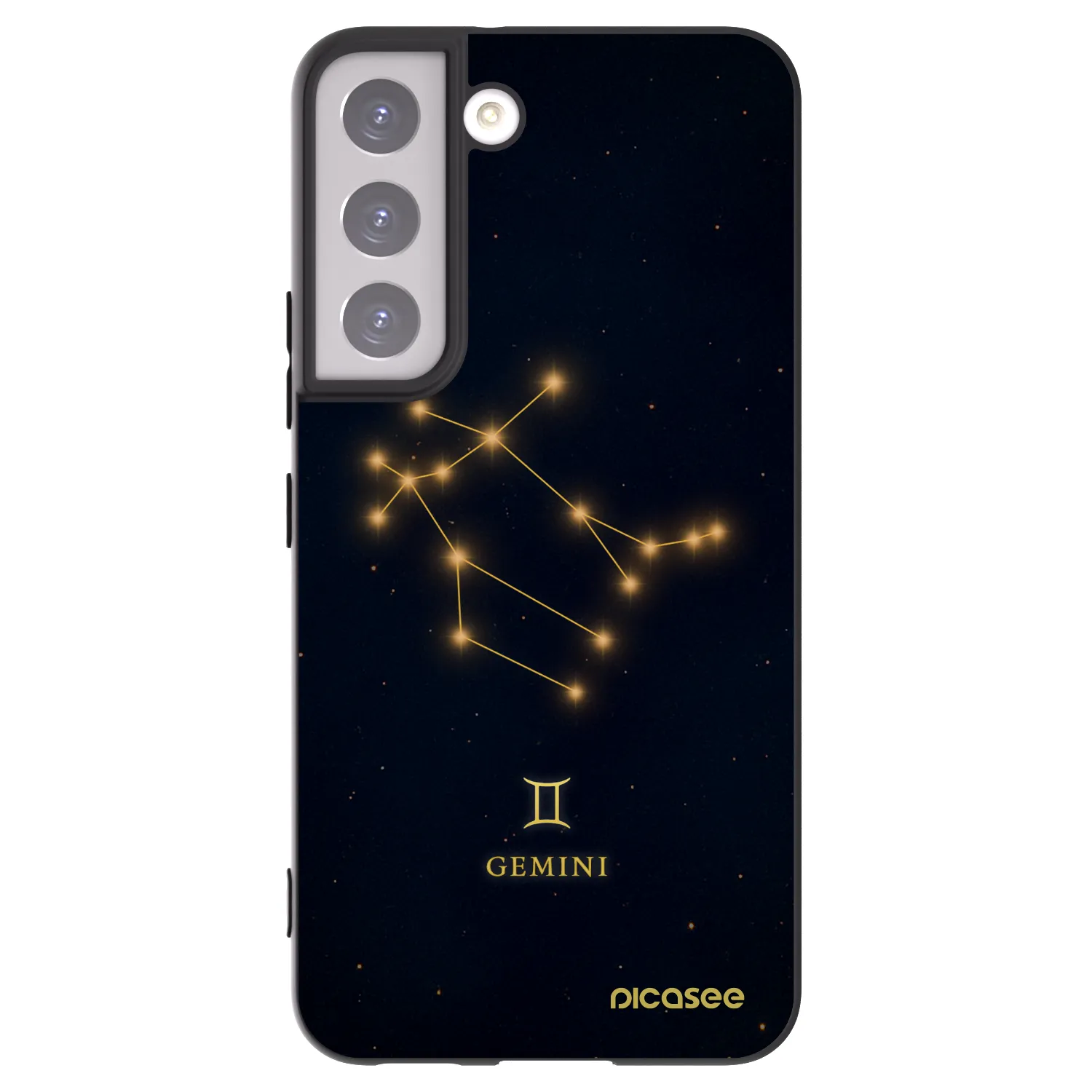 Picasee fekete szilikon tok az alábbi mobiltelefonokra Samsung Galaxy S22 5G - GEMINI