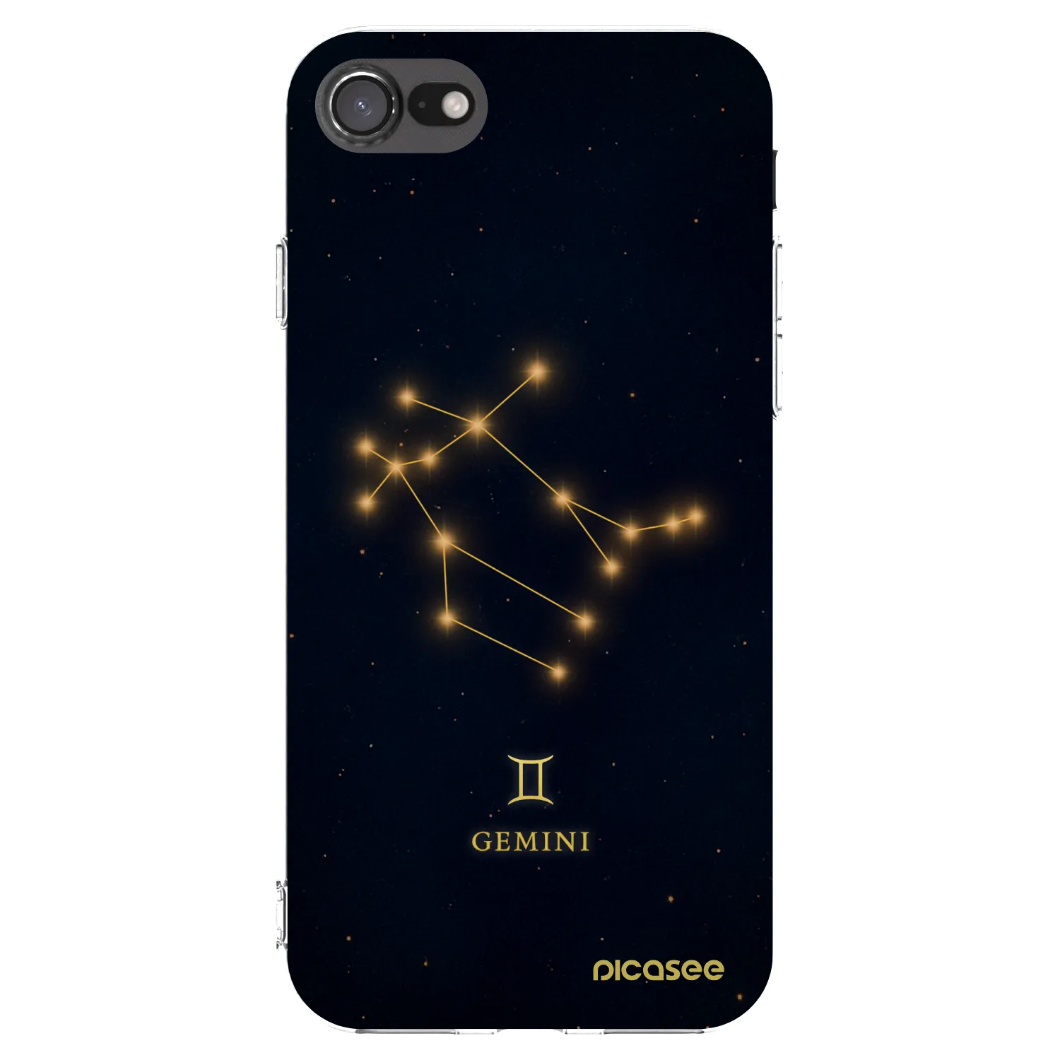 Picasee átlátszó szilikon tok az alábbi mobiltelefonokra Apple iPhone SE 2022 - GEMINI
