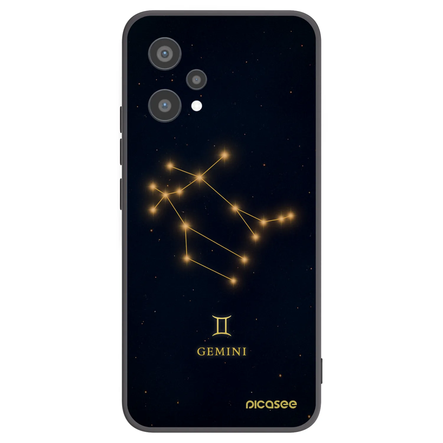 Picasee fekete szilikon tok az alábbi mobiltelefonokra Realme 9 Pro 5G - GEMINI