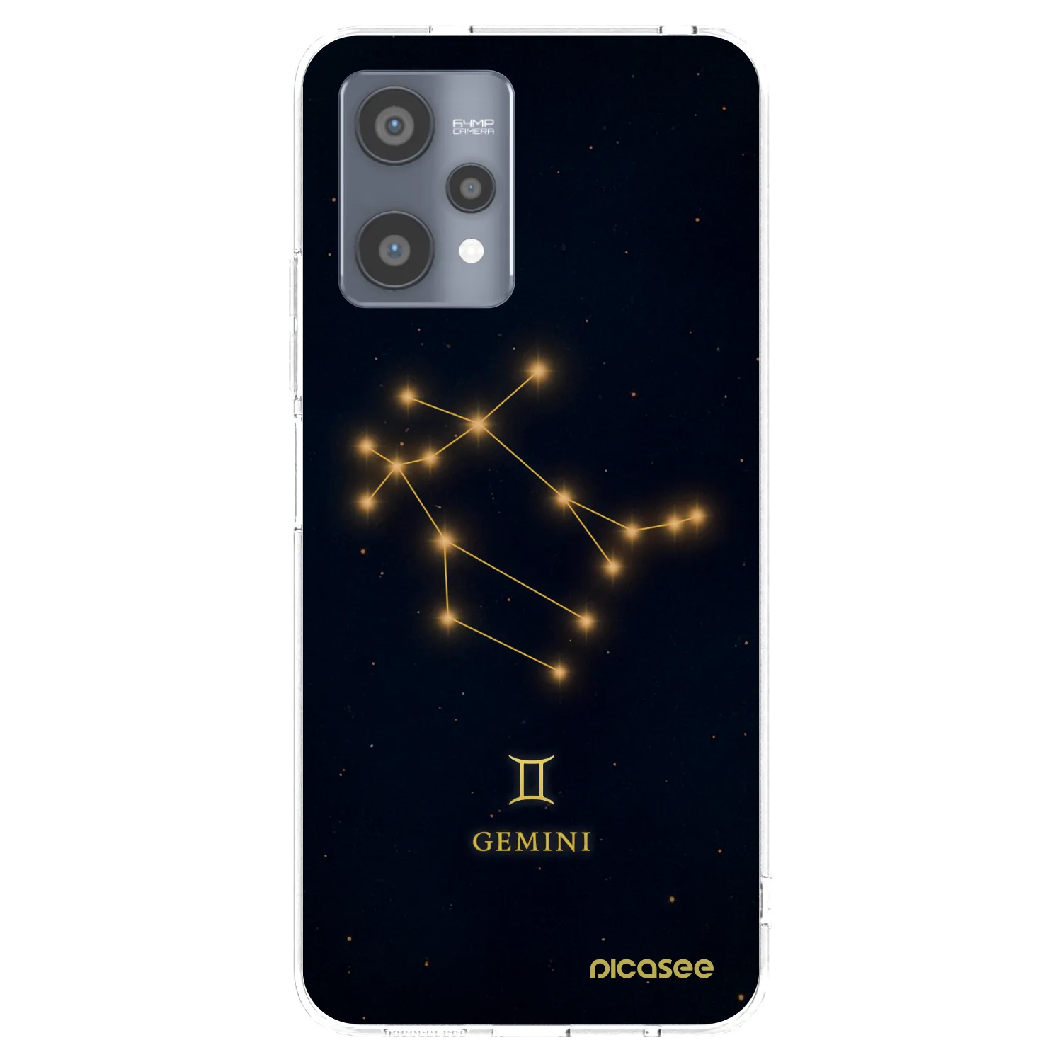 Picasee átlátszó szilikon tok az alábbi mobiltelefonokra Realme 9 Pro 5G - GEMINI