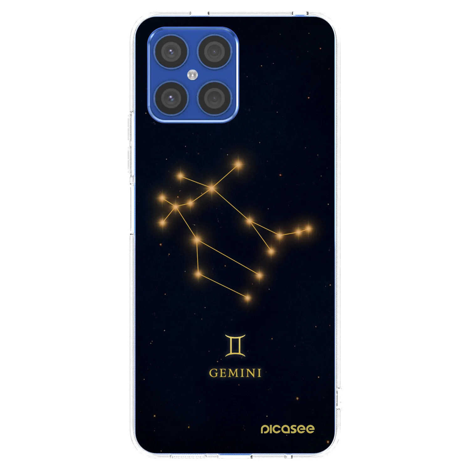 Picasee átlátszó szilikon tok az alábbi mobiltelefonokra Honor X8 4G - GEMINI