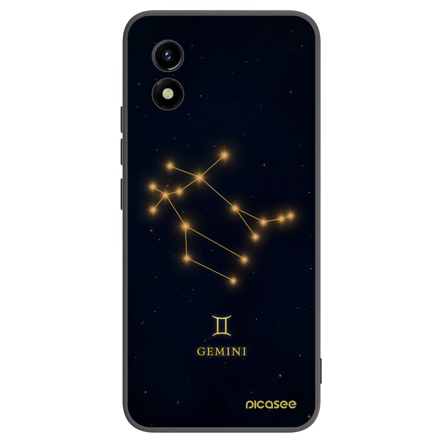 Picasee fekete szilikon tok az alábbi mobiltelefonokra Vivo Y01 - GEMINI