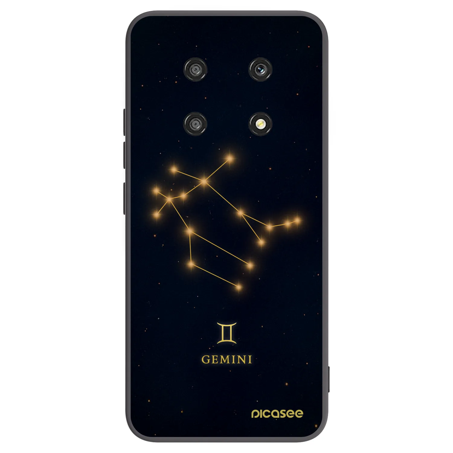 Picasee fekete szilikon tok az alábbi mobiltelefonokra Honor Magic4 Lite 5G - GEMINI