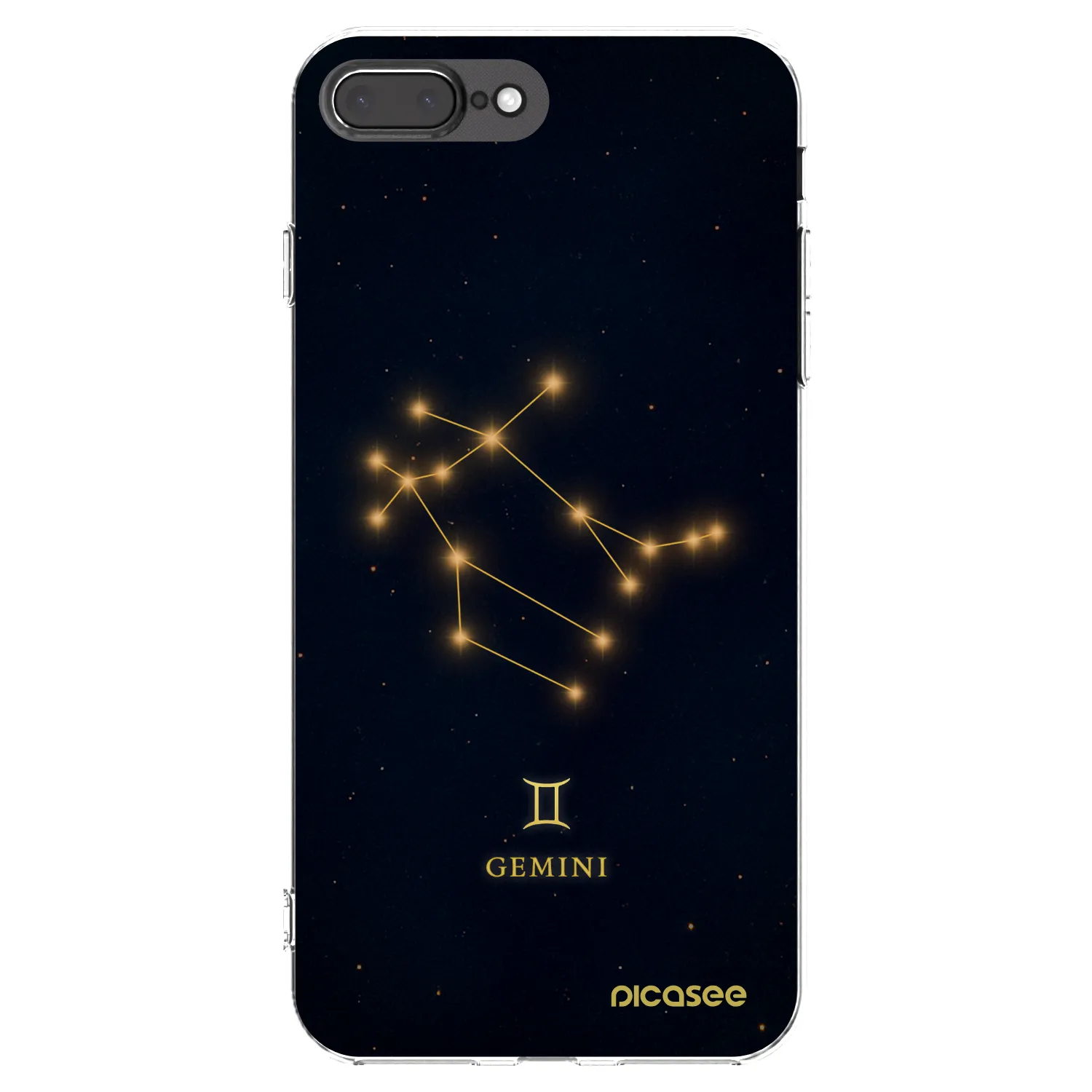 Picasee átlátszó szilikon tok az alábbi mobiltelefonokra Apple iPhone 8 Plus - GEMINI