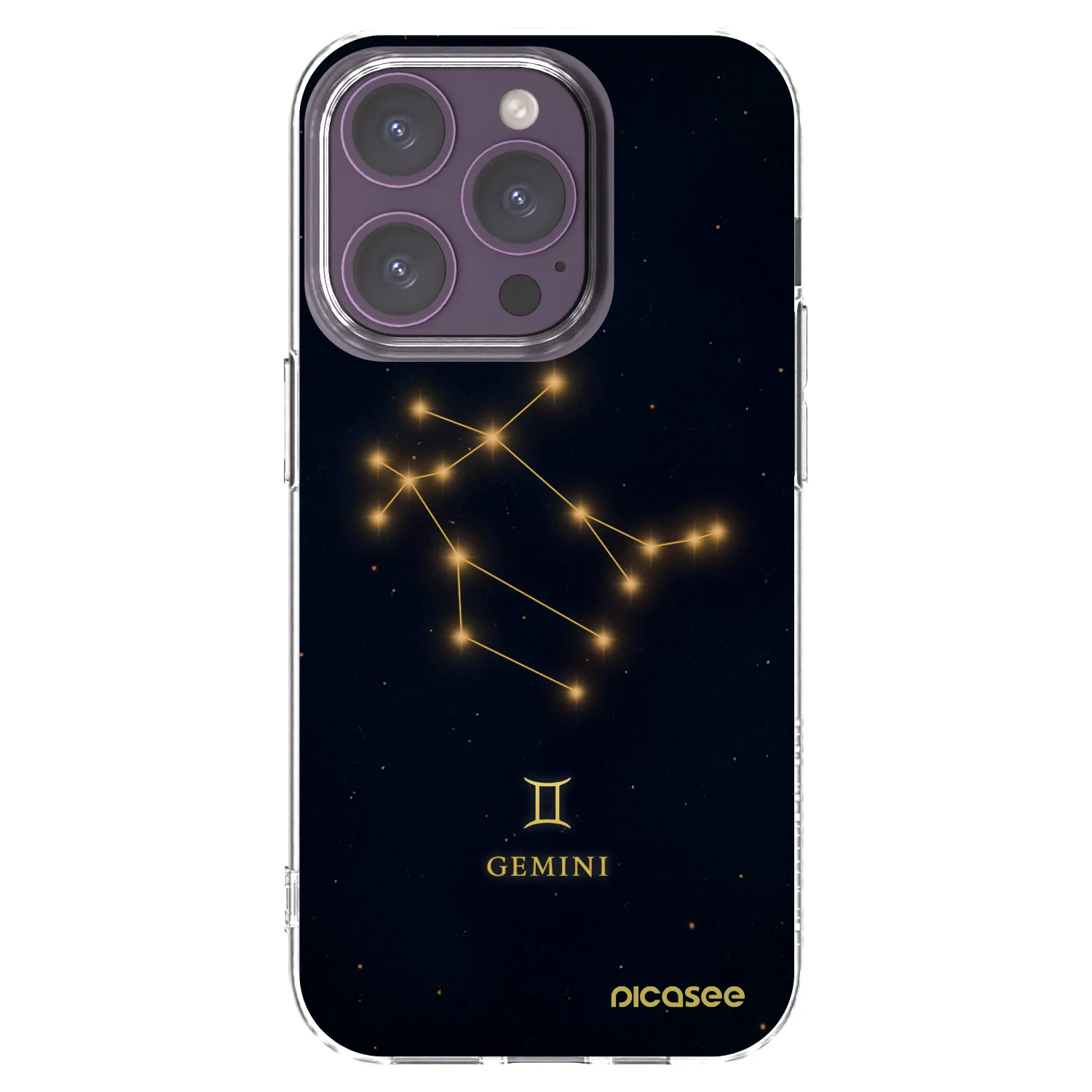 Picasee átlátszó szilikon tok az alábbi mobiltelefonokra Apple iPhone 14 Pro - GEMINI