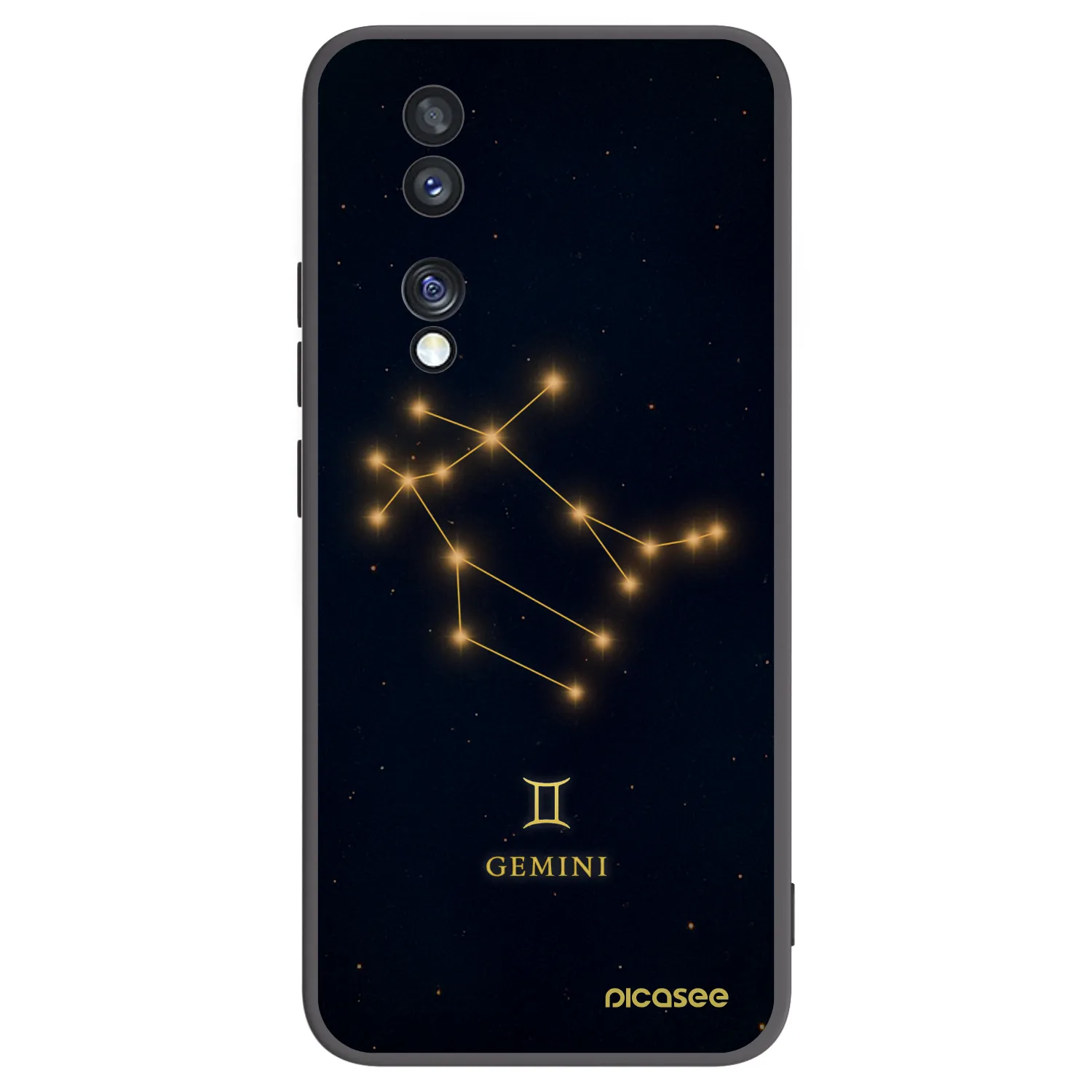 Picasee fekete szilikon tok az alábbi mobiltelefonokra Honor 70 - GEMINI