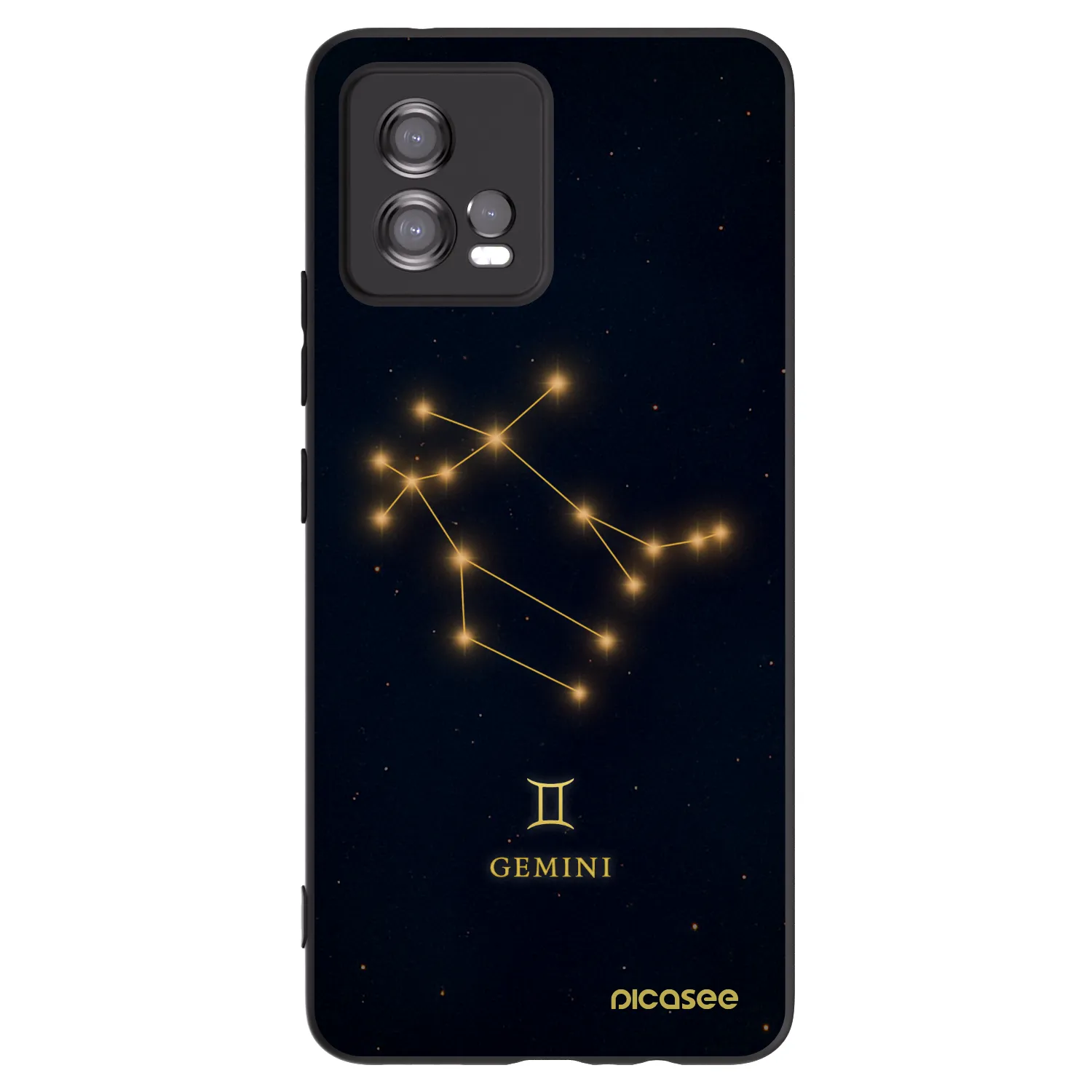 Picasee fekete szilikon tok az alábbi mobiltelefonokra Motorola Moto G72 - GEMINI