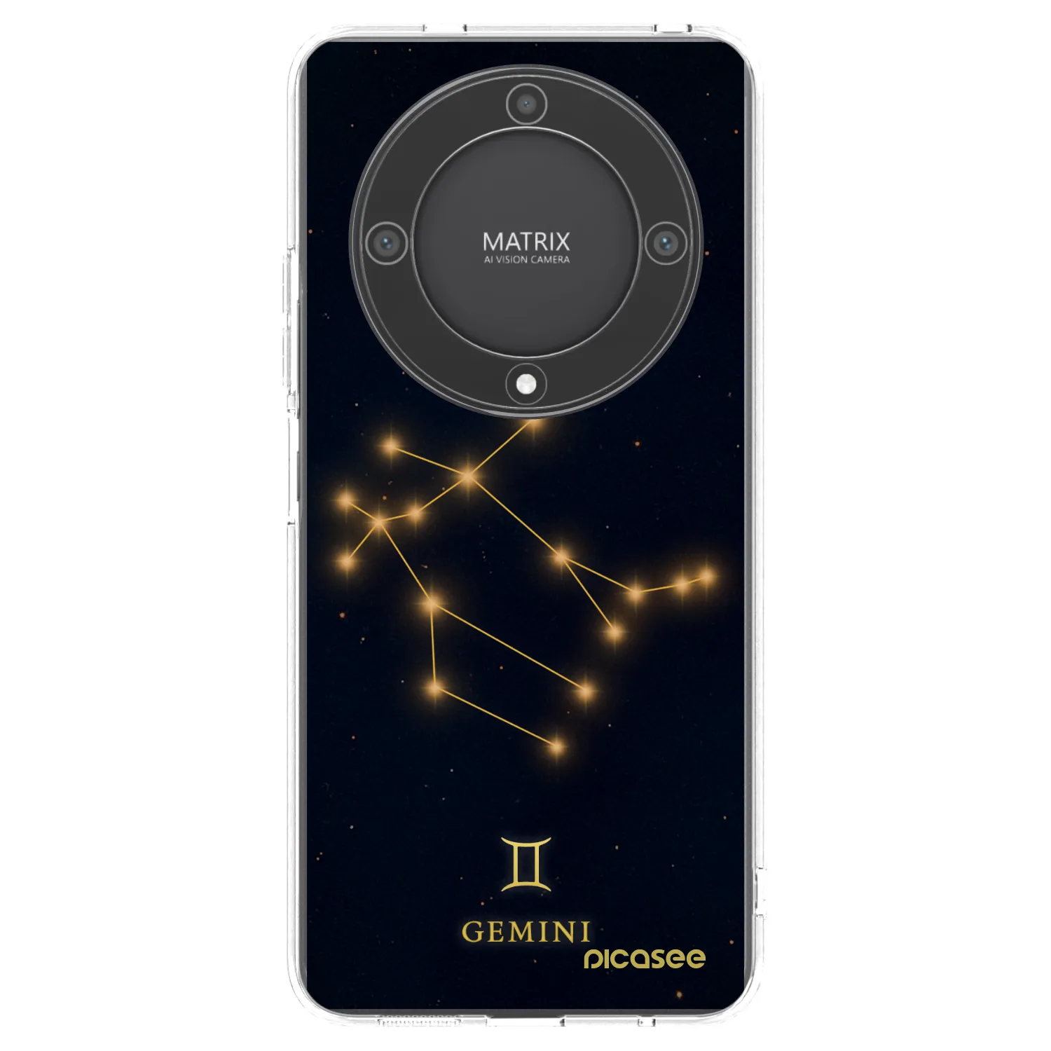 Picasee átlátszó szilikon tok az alábbi mobiltelefonokra Honor Magic5 Lite 5G - GEMINI