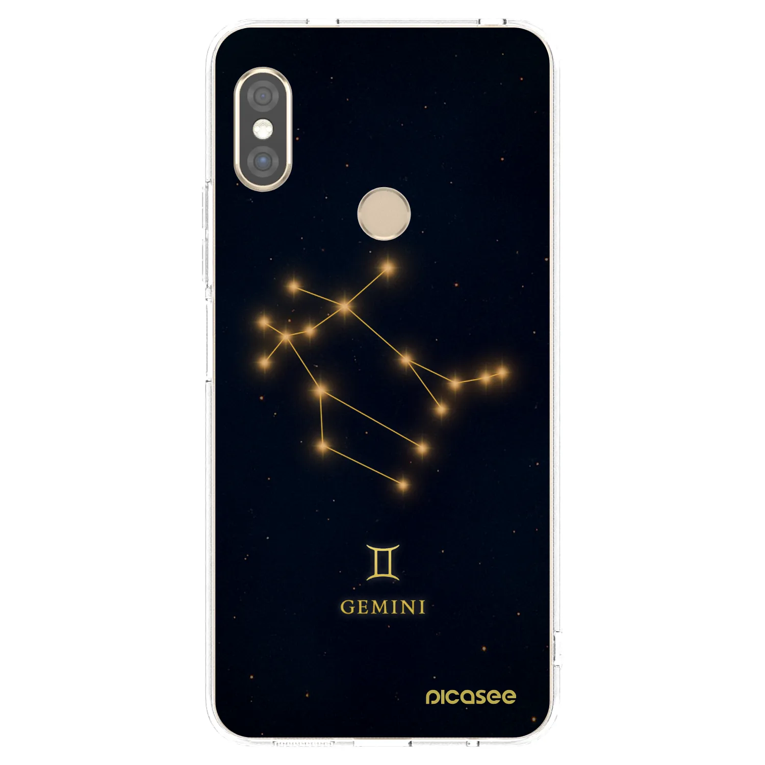 Picasee átlátszó szilikon tok az alábbi mobiltelefonokra Xiaomi Redmi Note 5 Global - GEMINI