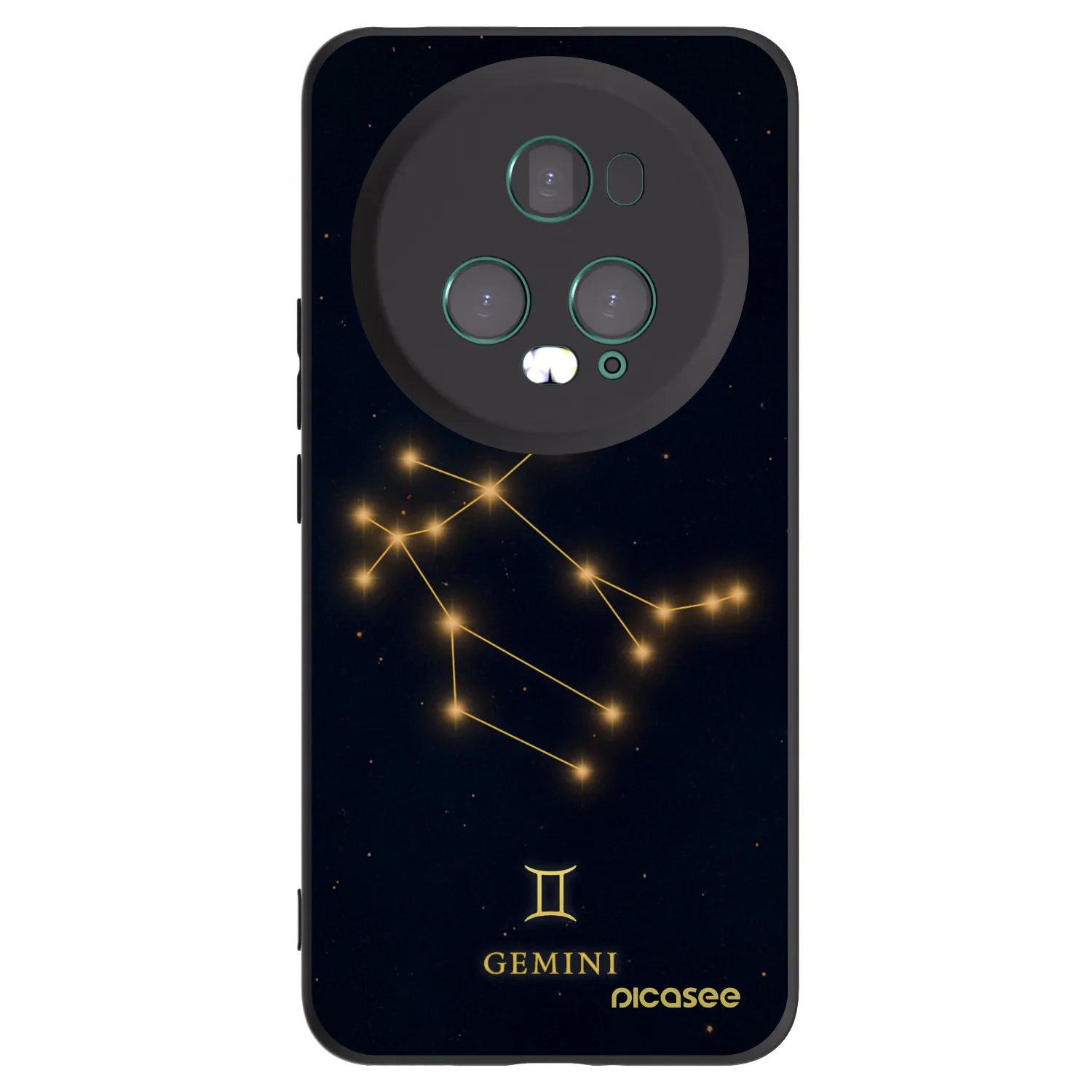 Picasee fekete szilikon tok az alábbi mobiltelefonokra Honor Magic5 Pro - GEMINI