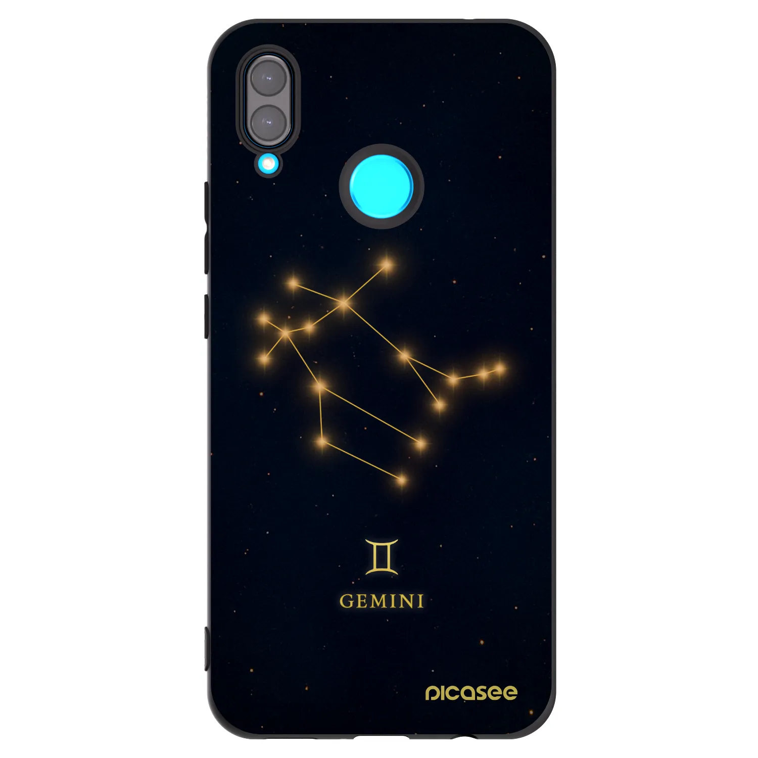 Picasee fekete szilikon tok az alábbi mobiltelefonokra Huawei Nova 3i - GEMINI