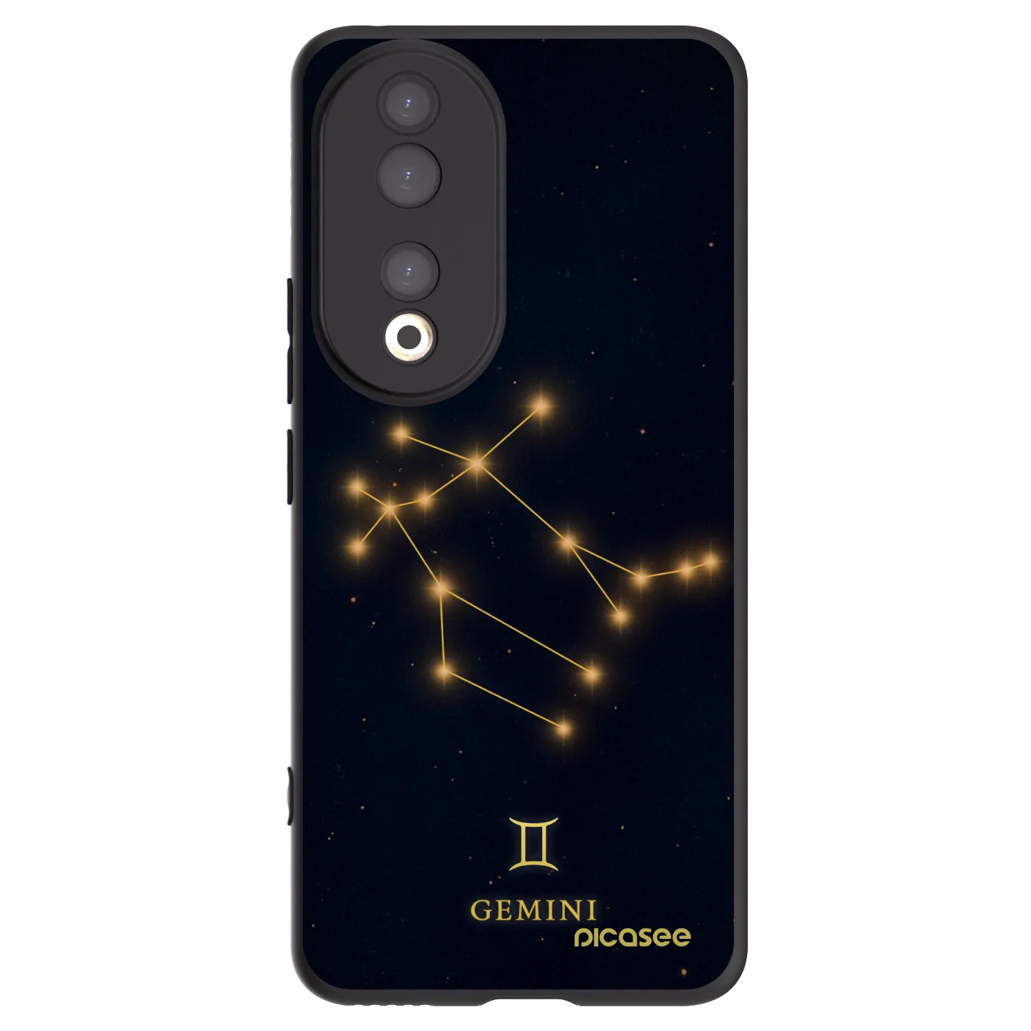 Picasee fekete szilikon tok az alábbi mobiltelefonokra Honor 90 5G - GEMINI