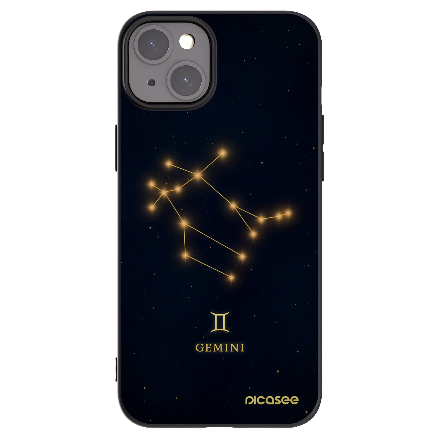 Picasee fekete szilikon tok az alábbi mobiltelefonokra Apple iPhone 15 Plus - GEMINI