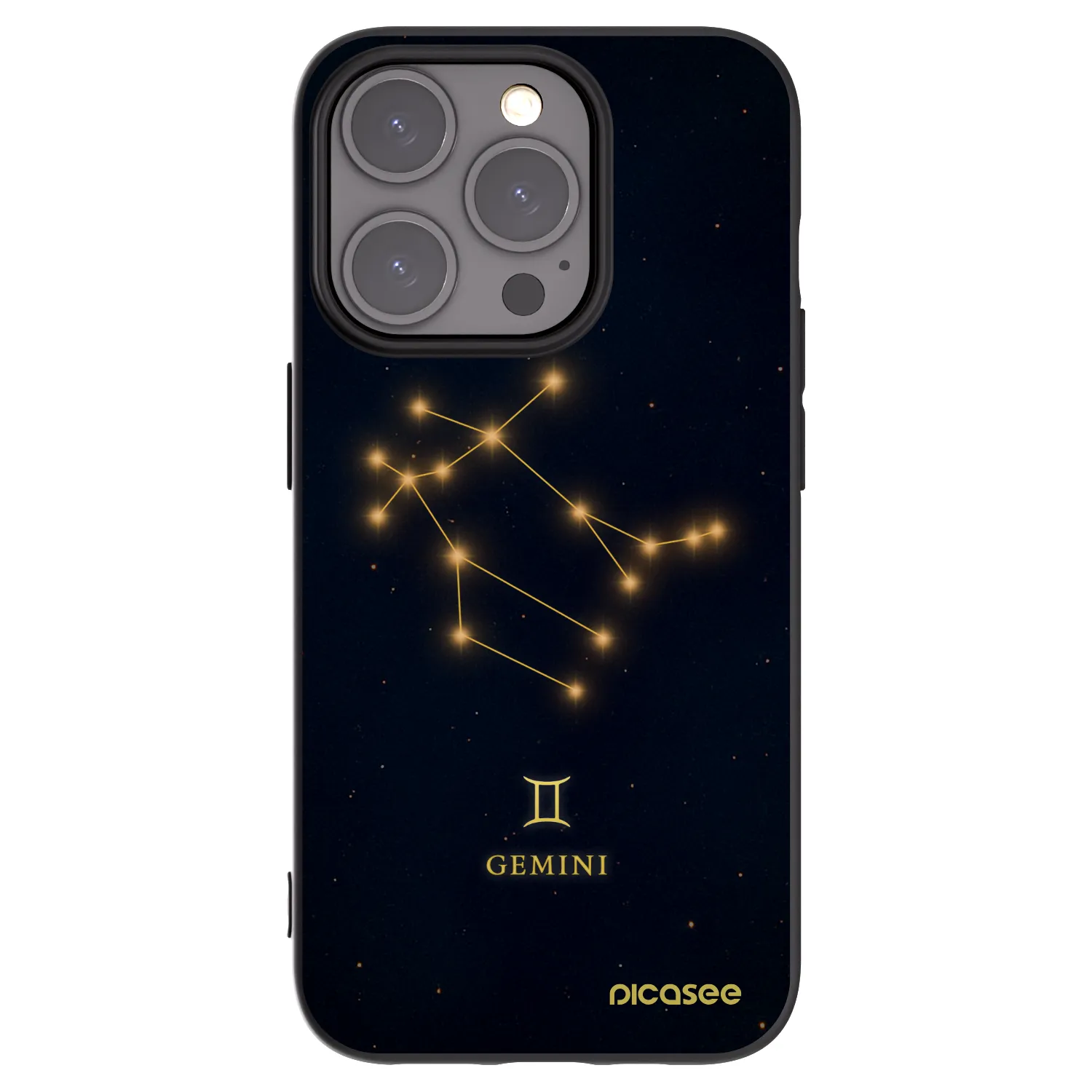 Picasee fekete szilikon tok az alábbi mobiltelefonokra Apple iPhone 15 Pro - GEMINI