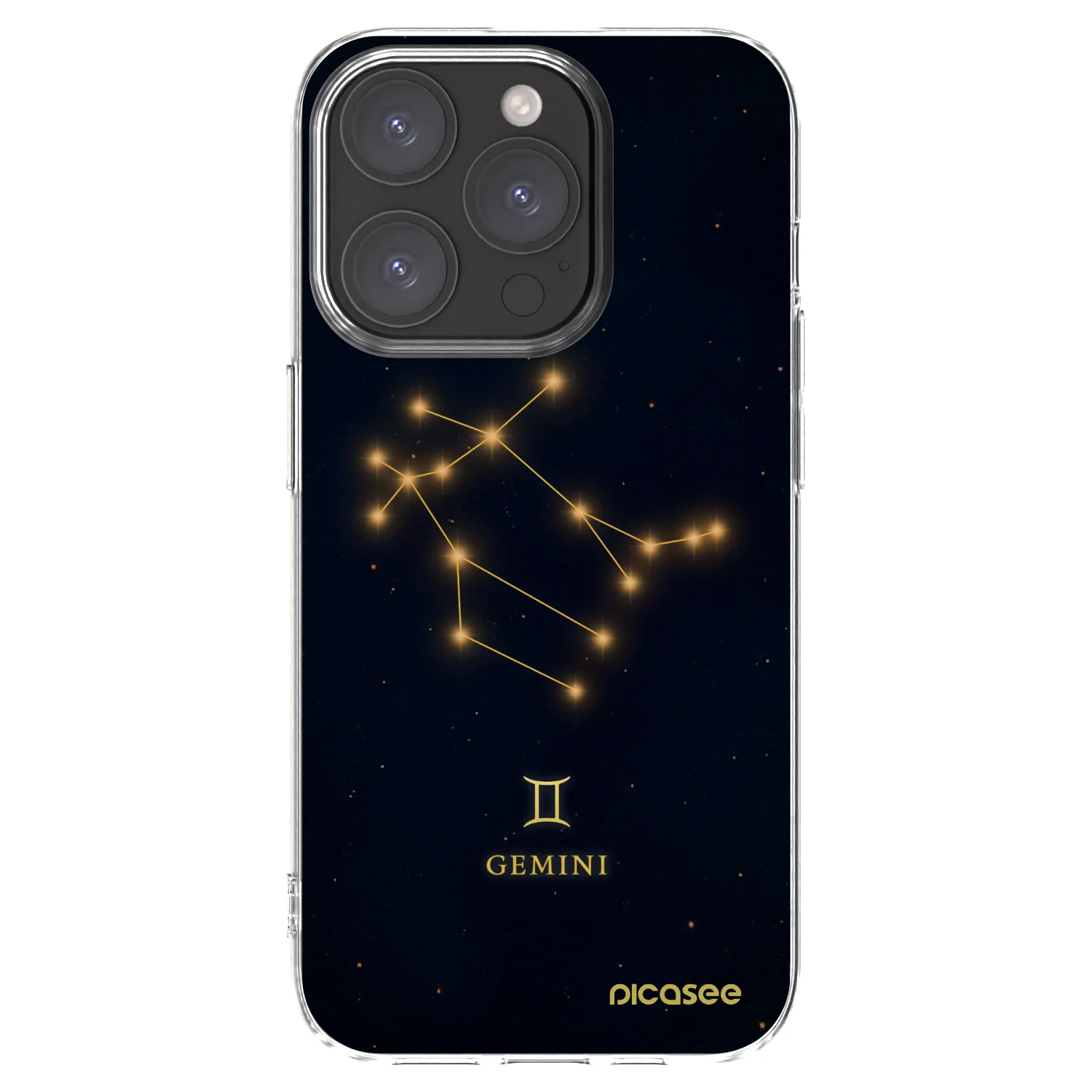 Picasee átlátszó szilikon tok az alábbi mobiltelefonokra Apple iPhone 15 Pro - GEMINI