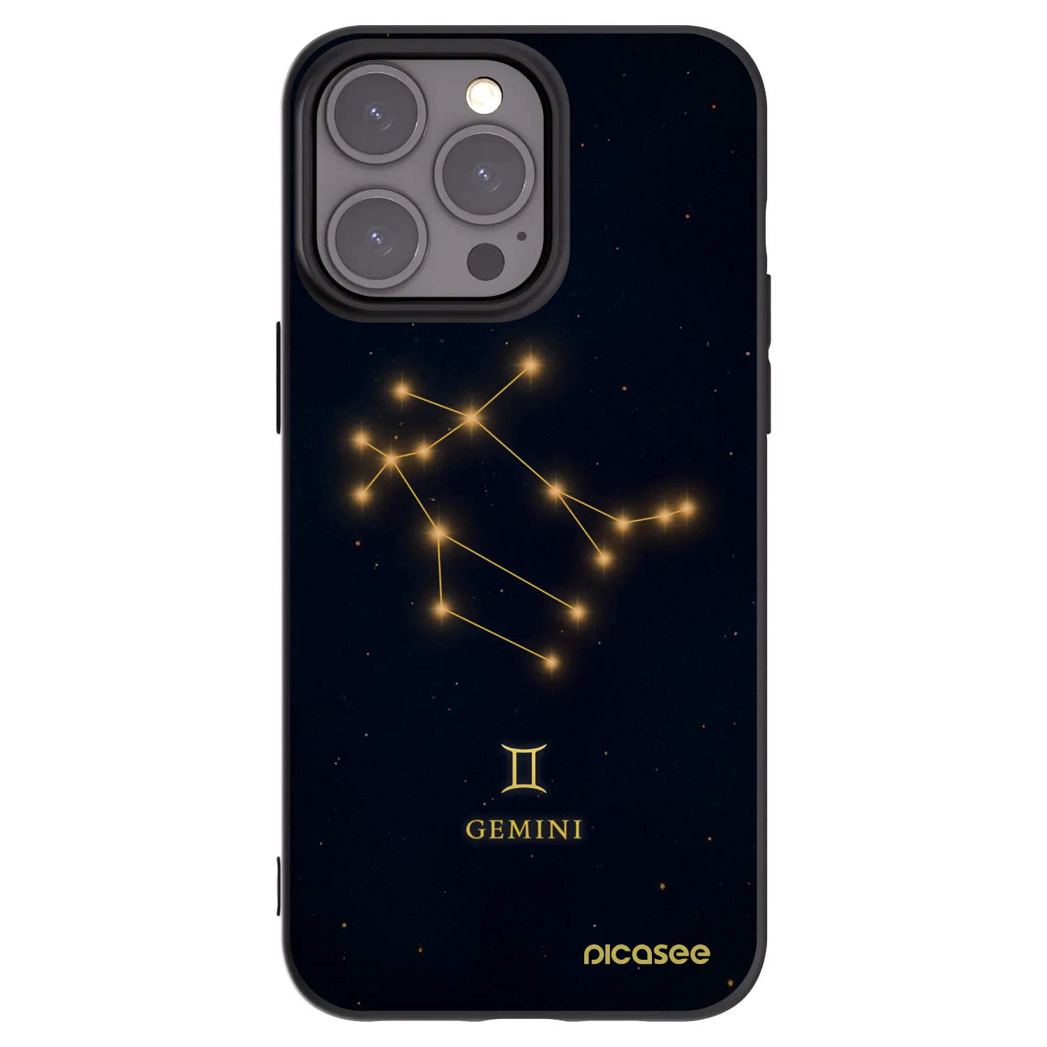 Picasee fekete szilikon tok az alábbi mobiltelefonokra Apple iPhone 15 Pro Max - GEMINI