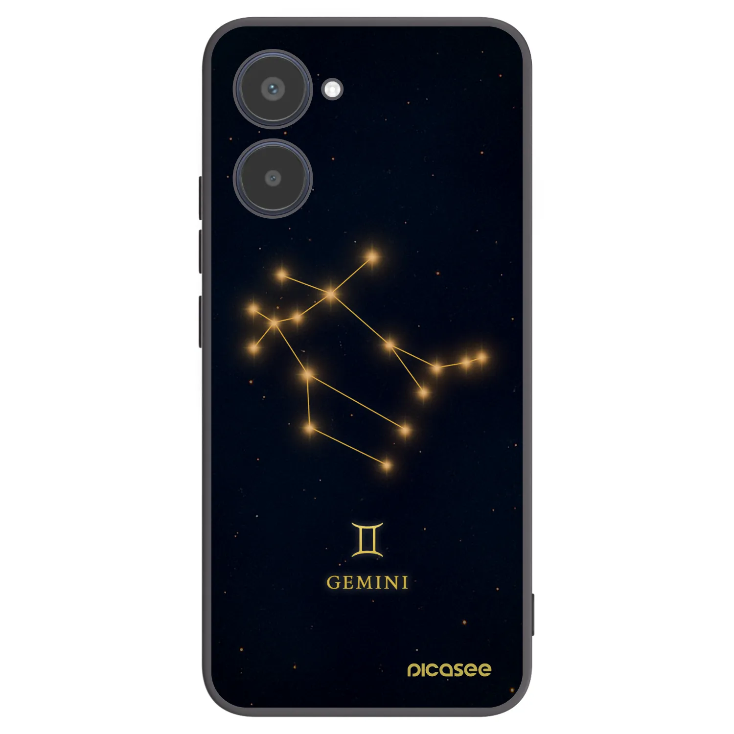 Picasee fekete szilikon tok az alábbi mobiltelefonokra Realme 10 4G - GEMINI
