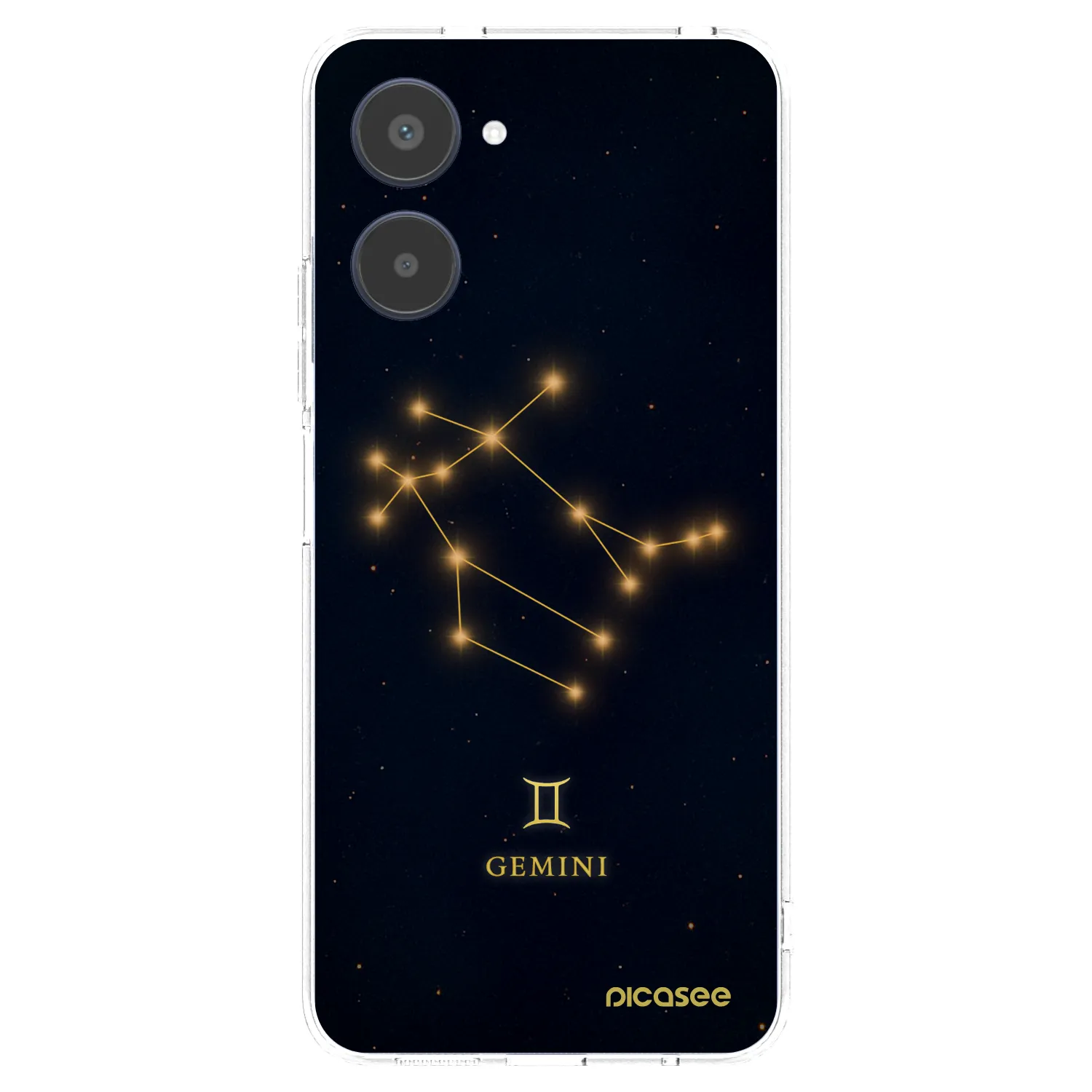 Picasee átlátszó szilikon tok az alábbi mobiltelefonokra Realme 10 4G - GEMINI