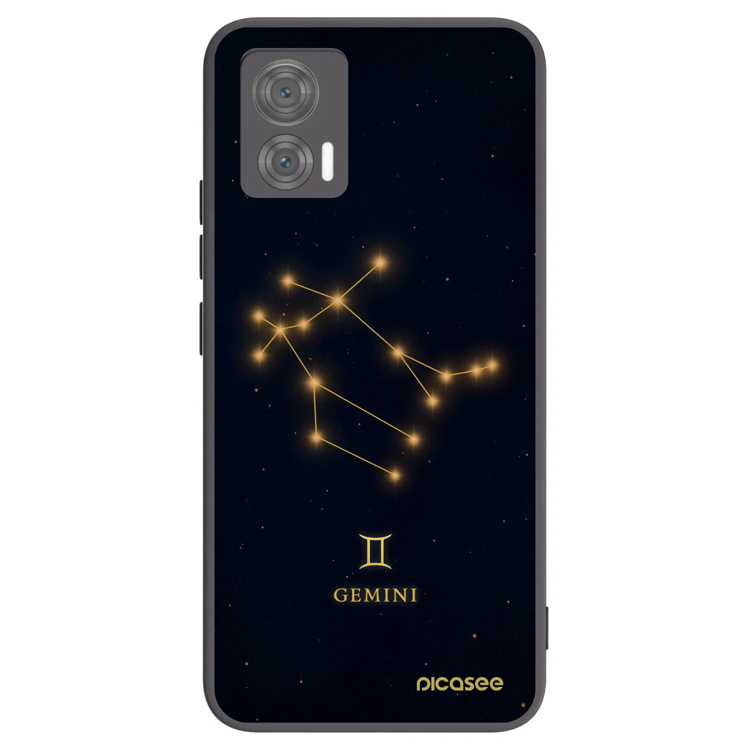 Picasee fekete szilikon tok az alábbi mobiltelefonokra Motorola Edge 30 Neo - GEMINI