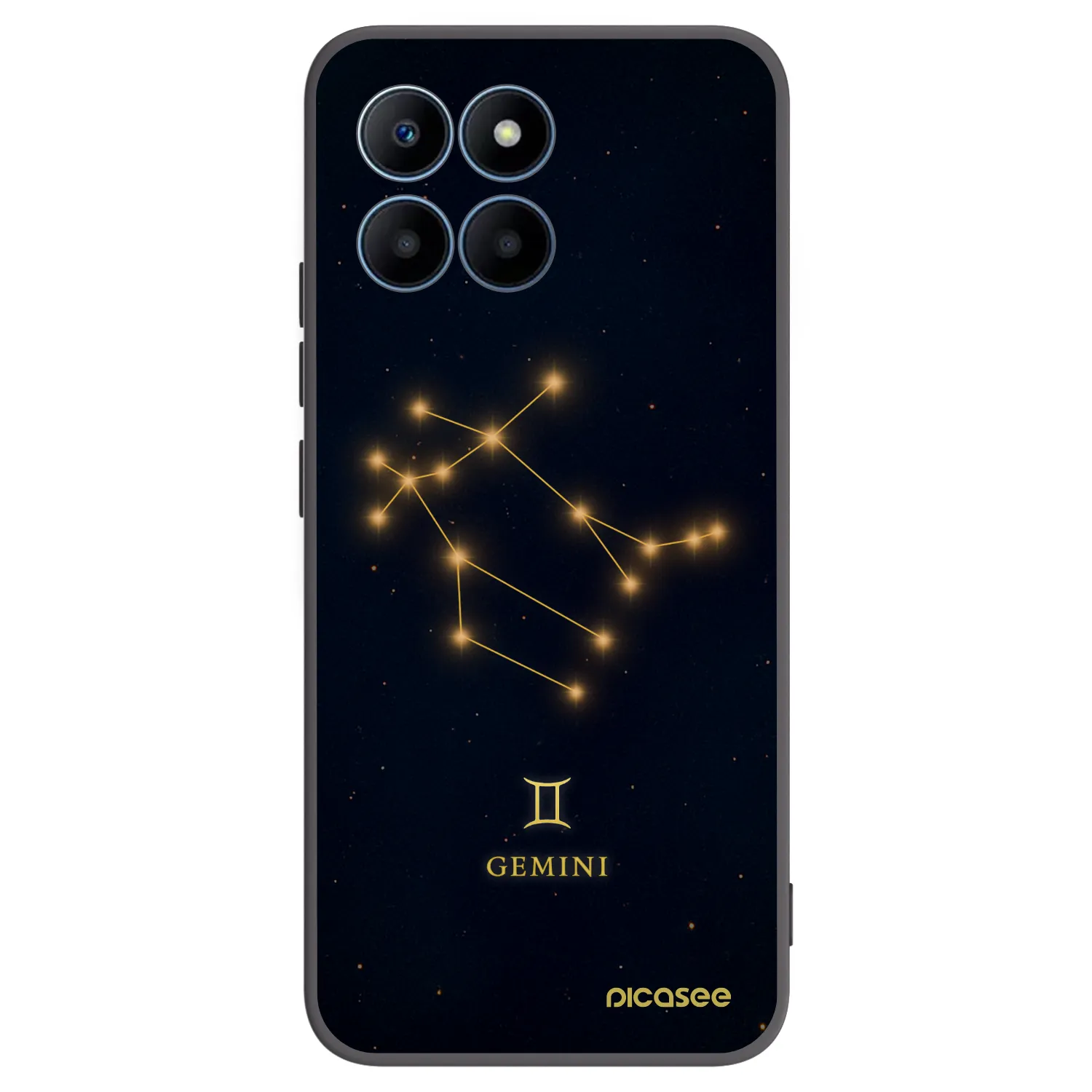 Picasee fekete szilikon tok az alábbi mobiltelefonokra Honor 70 Lite - GEMINI
