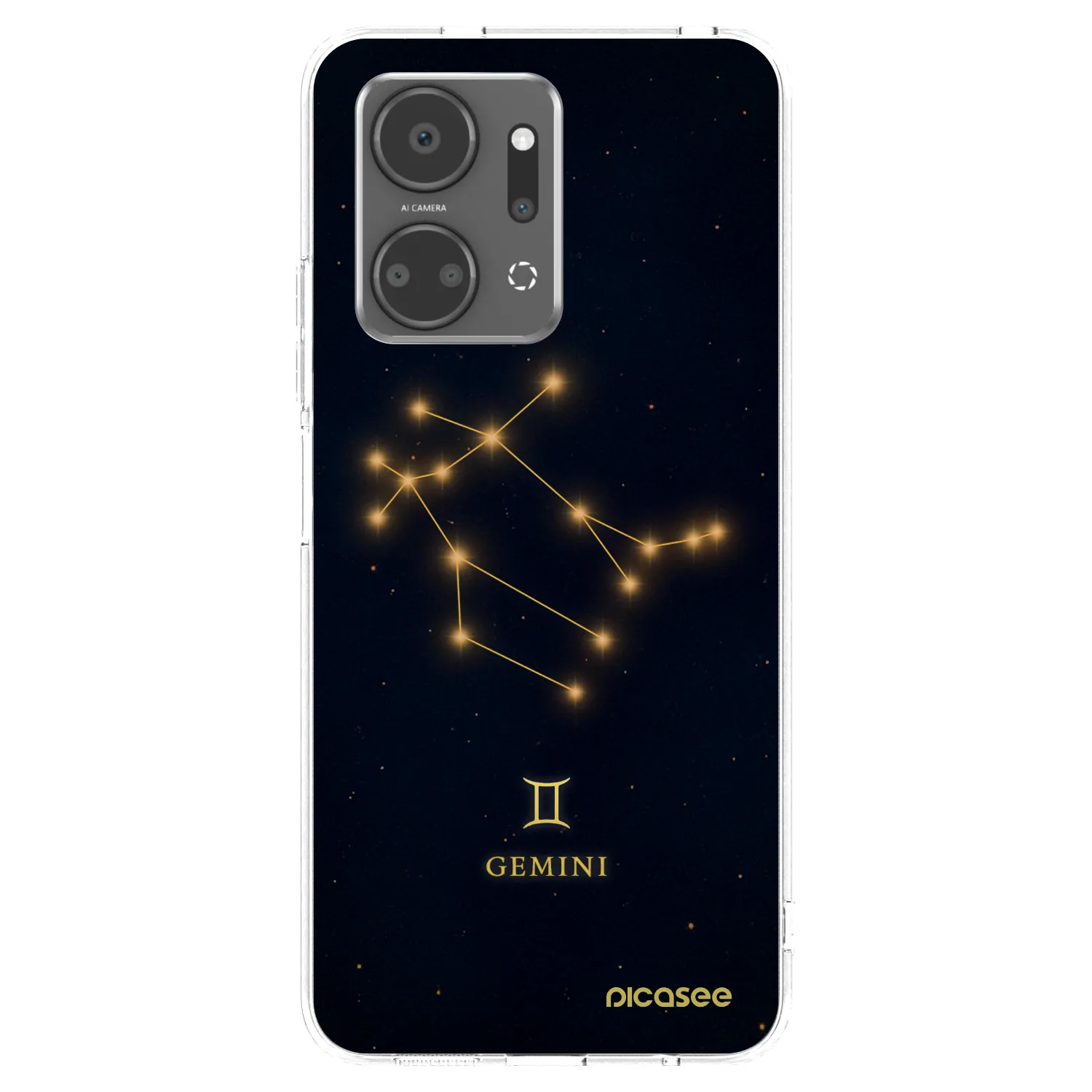Picasee átlátszó szilikon tok az alábbi mobiltelefonokra Honor X7a - GEMINI