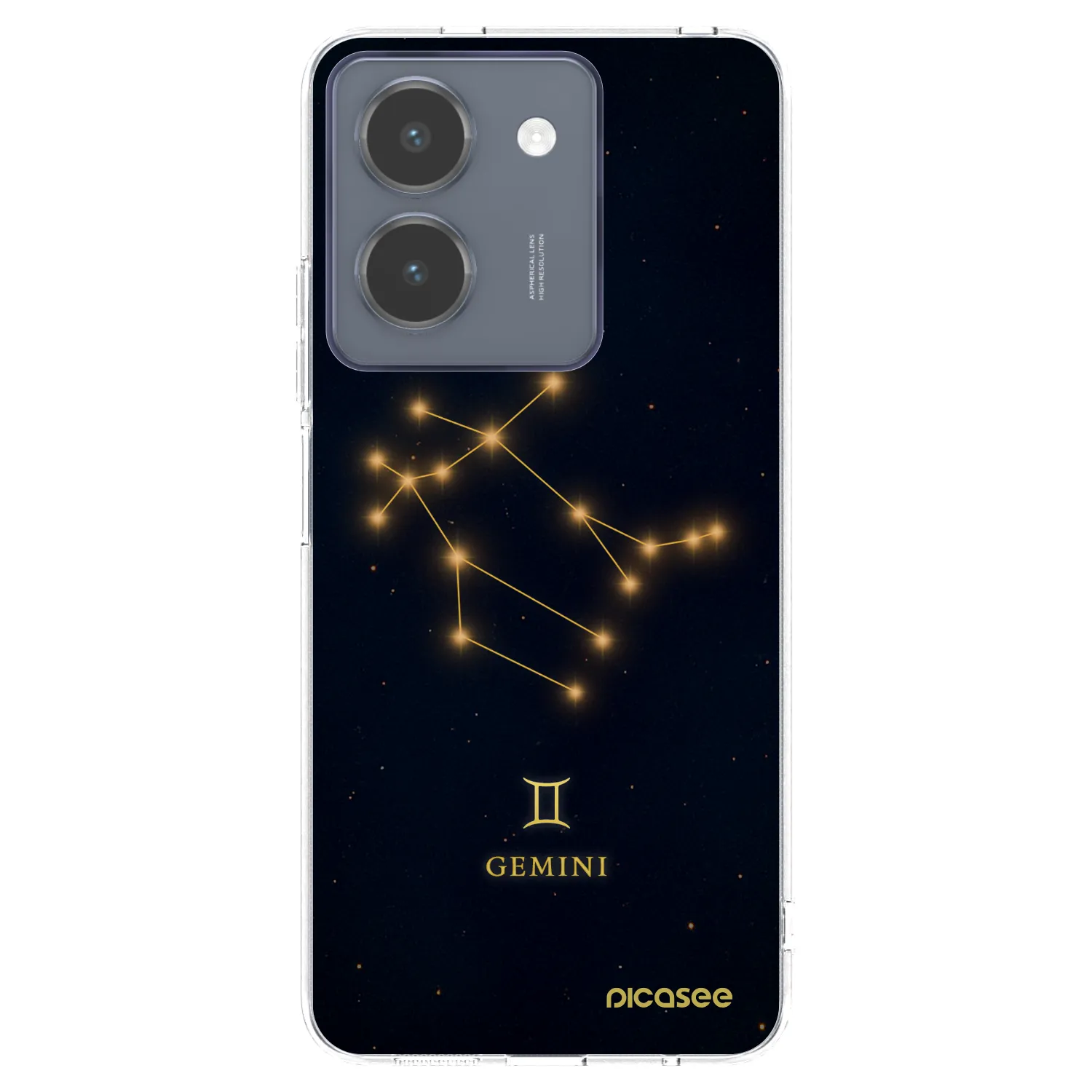 Picasee átlátszó szilikon tok az alábbi mobiltelefonokra Vivo Y36 4G - GEMINI