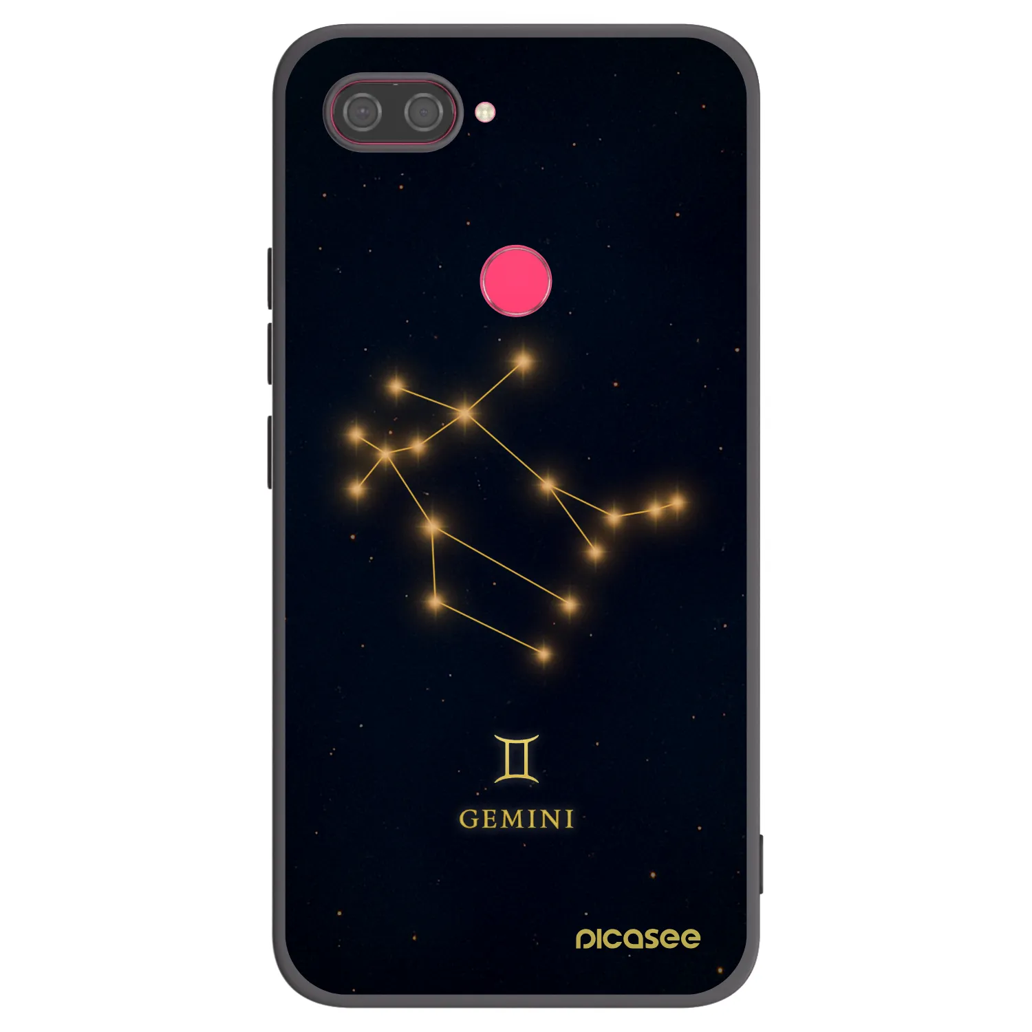 Picasee fekete szilikon tok az alábbi mobiltelefonokra Xiaomi Mi 8 Lite - GEMINI