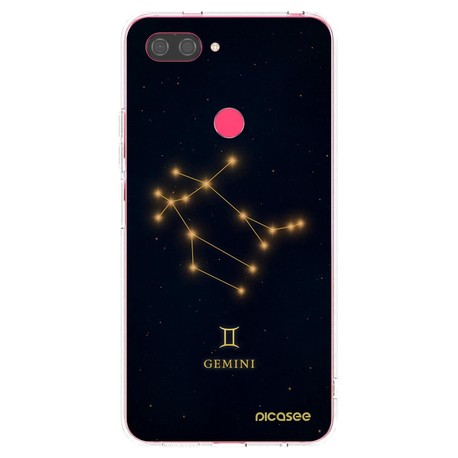 Picasee átlátszó szilikon tok az alábbi mobiltelefonokra Xiaomi Mi 8 Lite - GEMINI