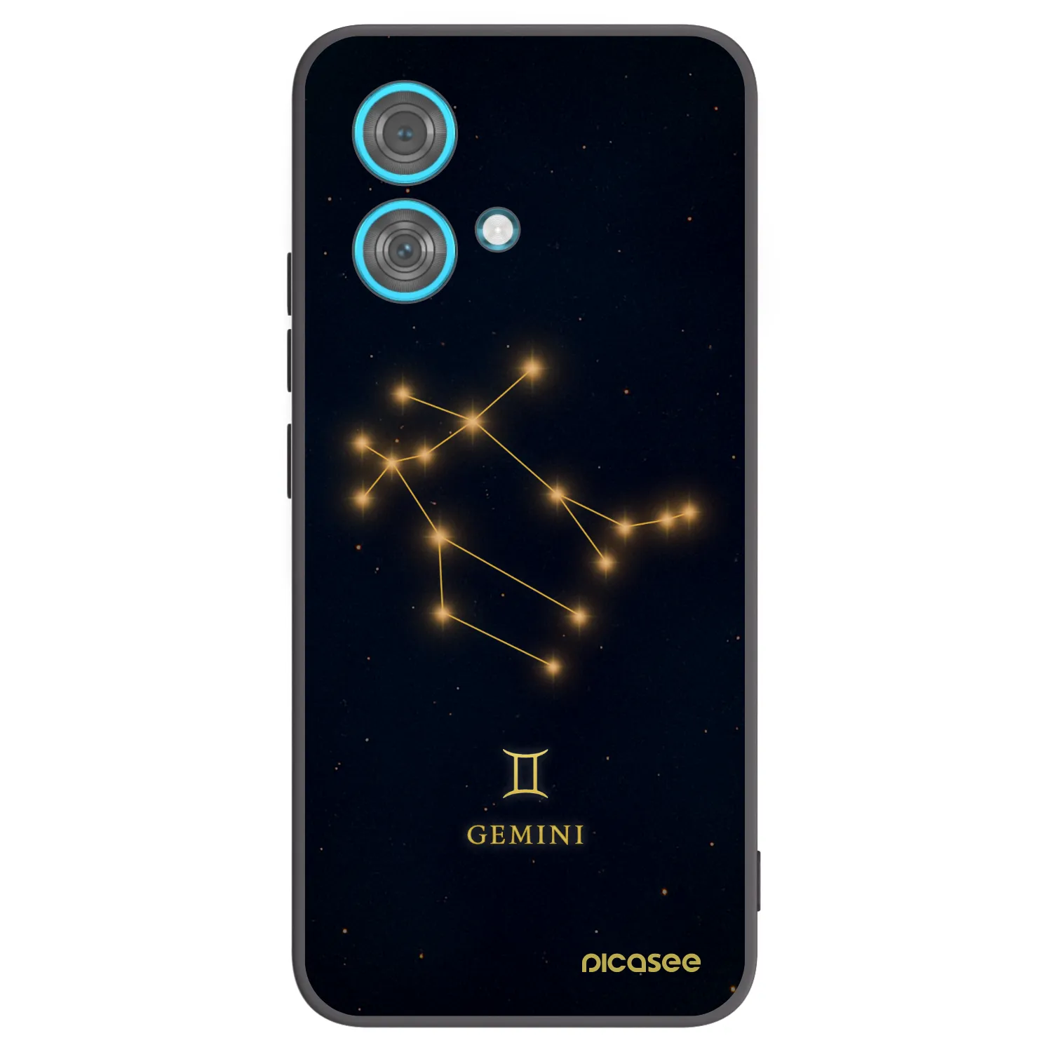 Picasee fekete szilikon tok az alábbi mobiltelefonokra Motorola Edge 40 Neo - GEMINI
