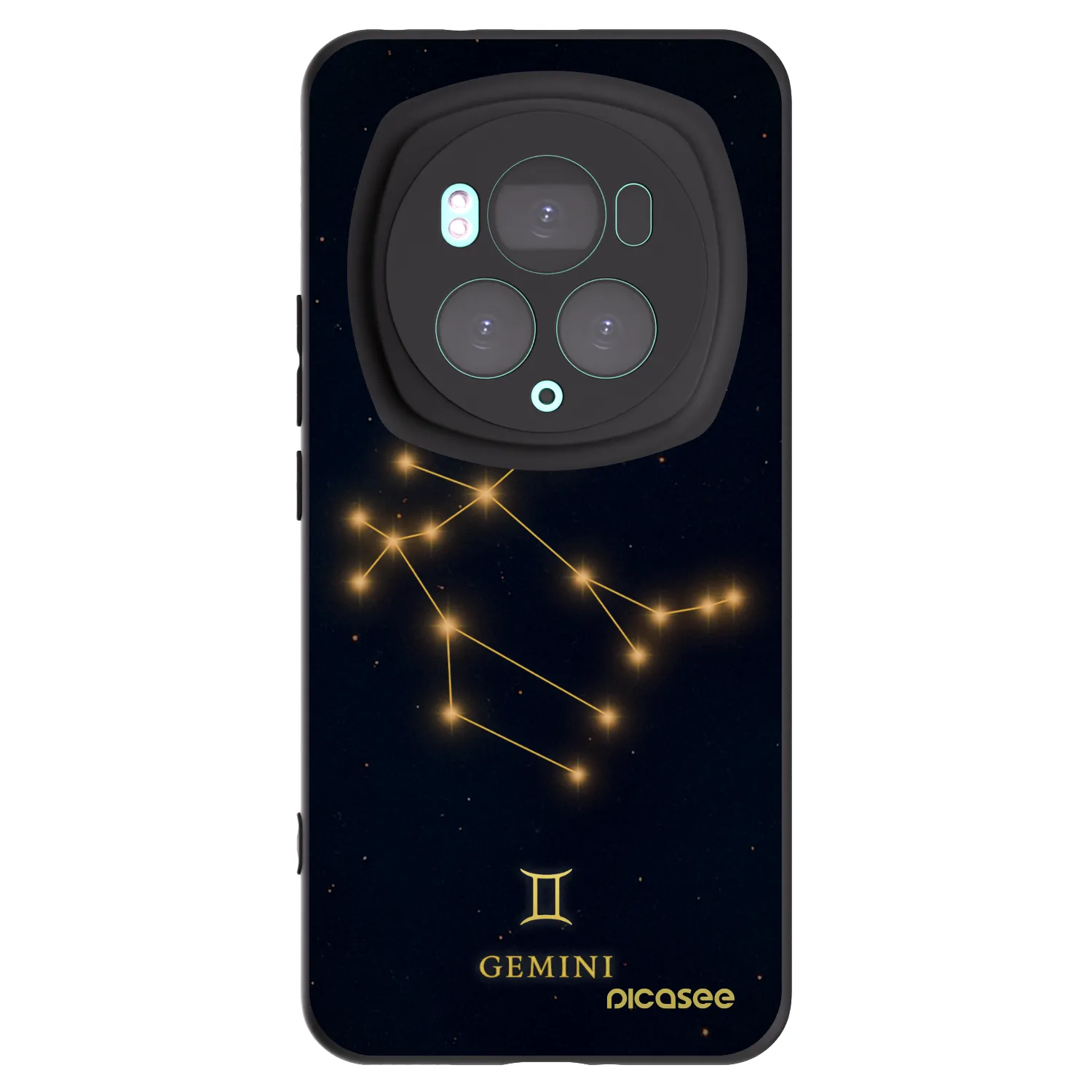 Picasee fekete szilikon tok az alábbi mobiltelefonokra Honor Magic6 Pro - GEMINI