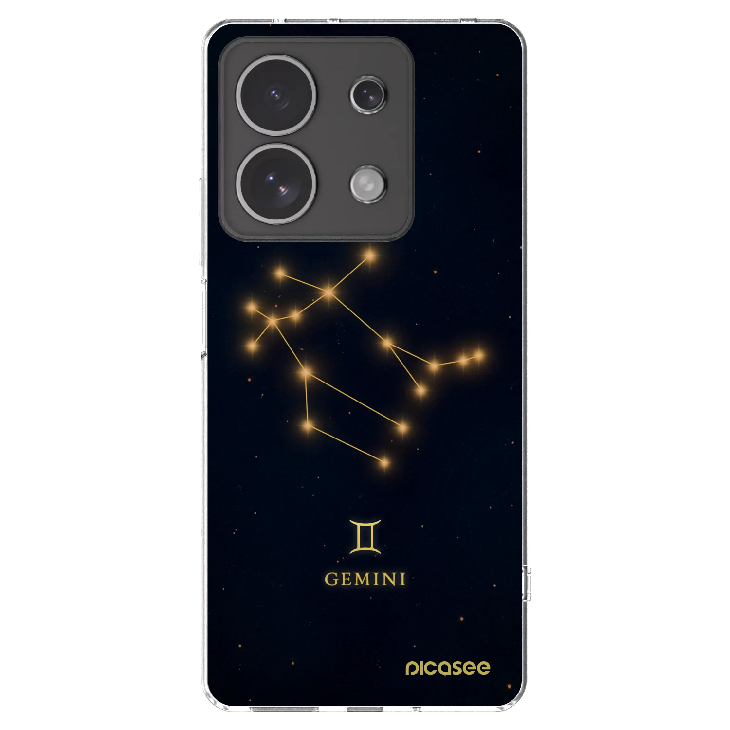 Picasee átlátszó szilikon tok az alábbi mobiltelefonokra Xiaomi Redmi Note 13 4G - GEMINI