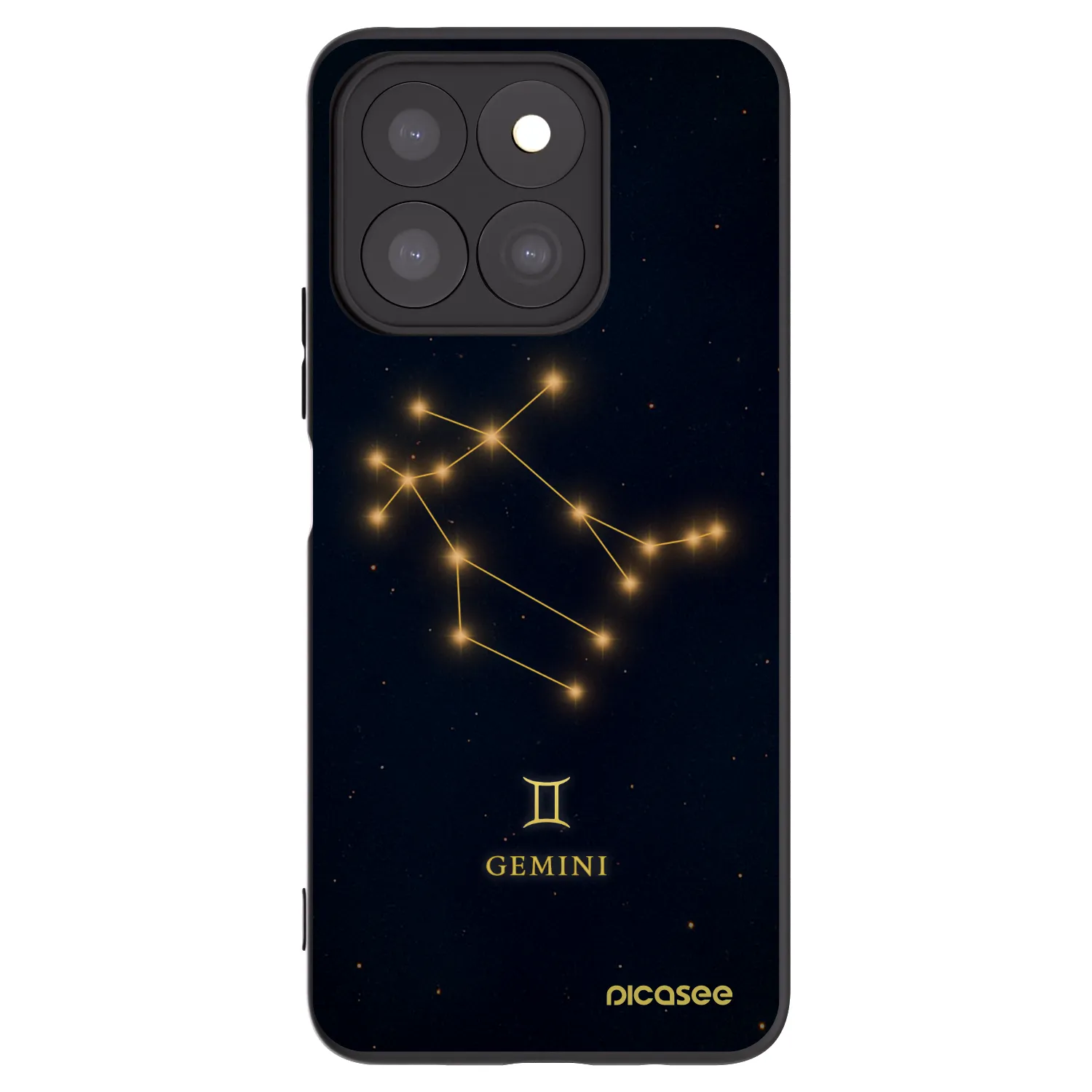 Picasee fekete szilikon tok az alábbi mobiltelefonokra Honor X8b - GEMINI