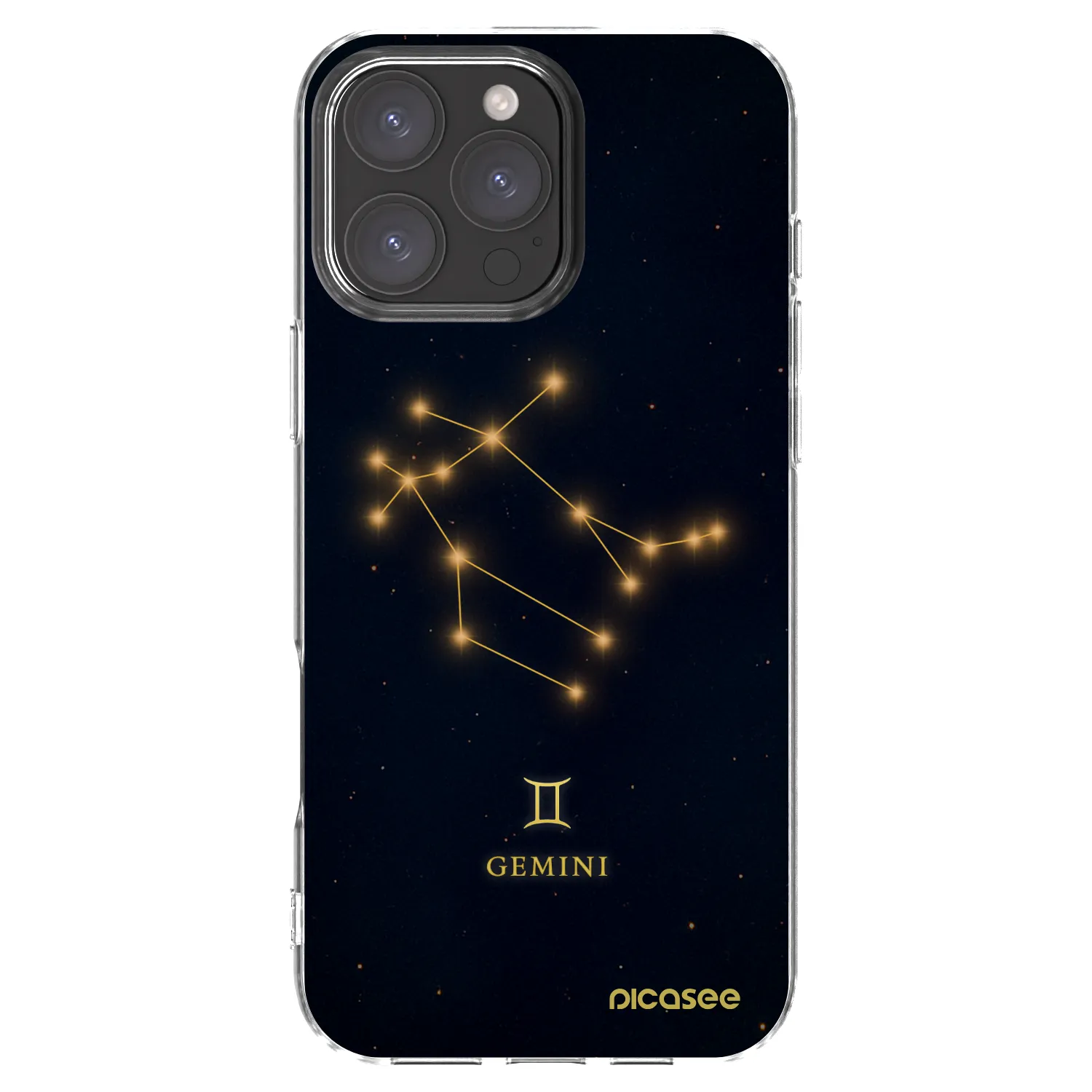 Picasee átlátszó szilikon tok az alábbi mobiltelefonokra Apple iPhone 16 Pro Max - GEMINI