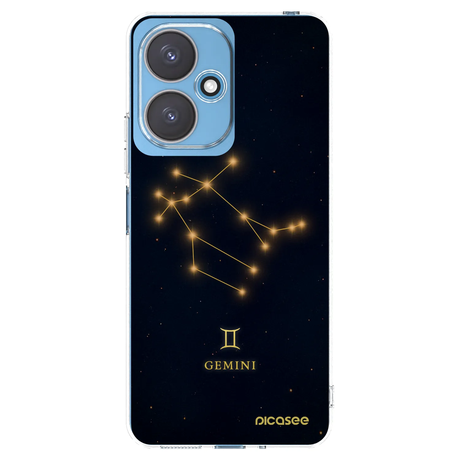 Picasee átlátszó szilikon tok az alábbi mobiltelefonokra Xiaomi Redmi 13C 5G - GEMINI