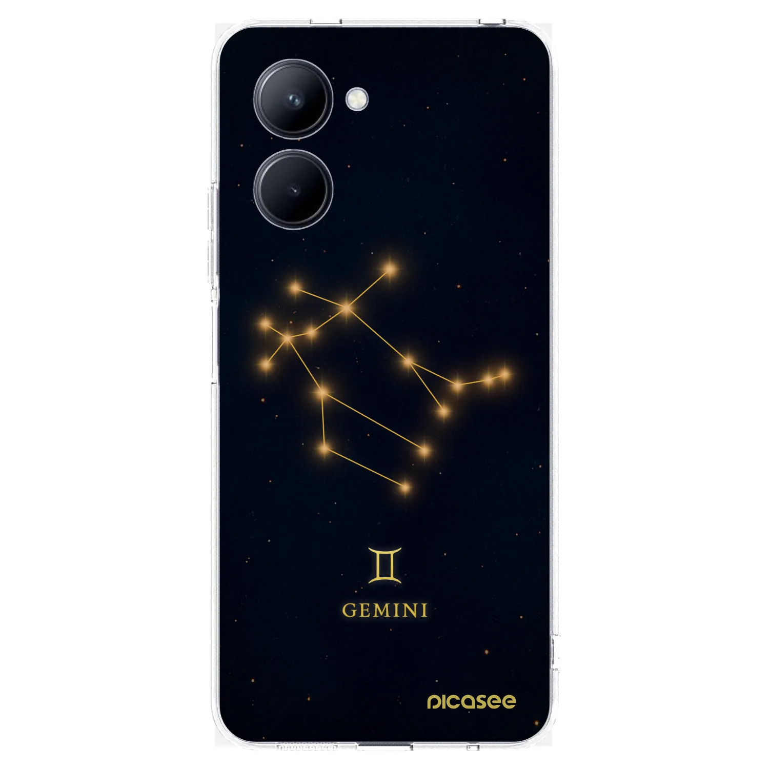 Picasee átlátszó szilikon tok az alábbi mobiltelefonokra Realme C33 (2023) - GEMINI