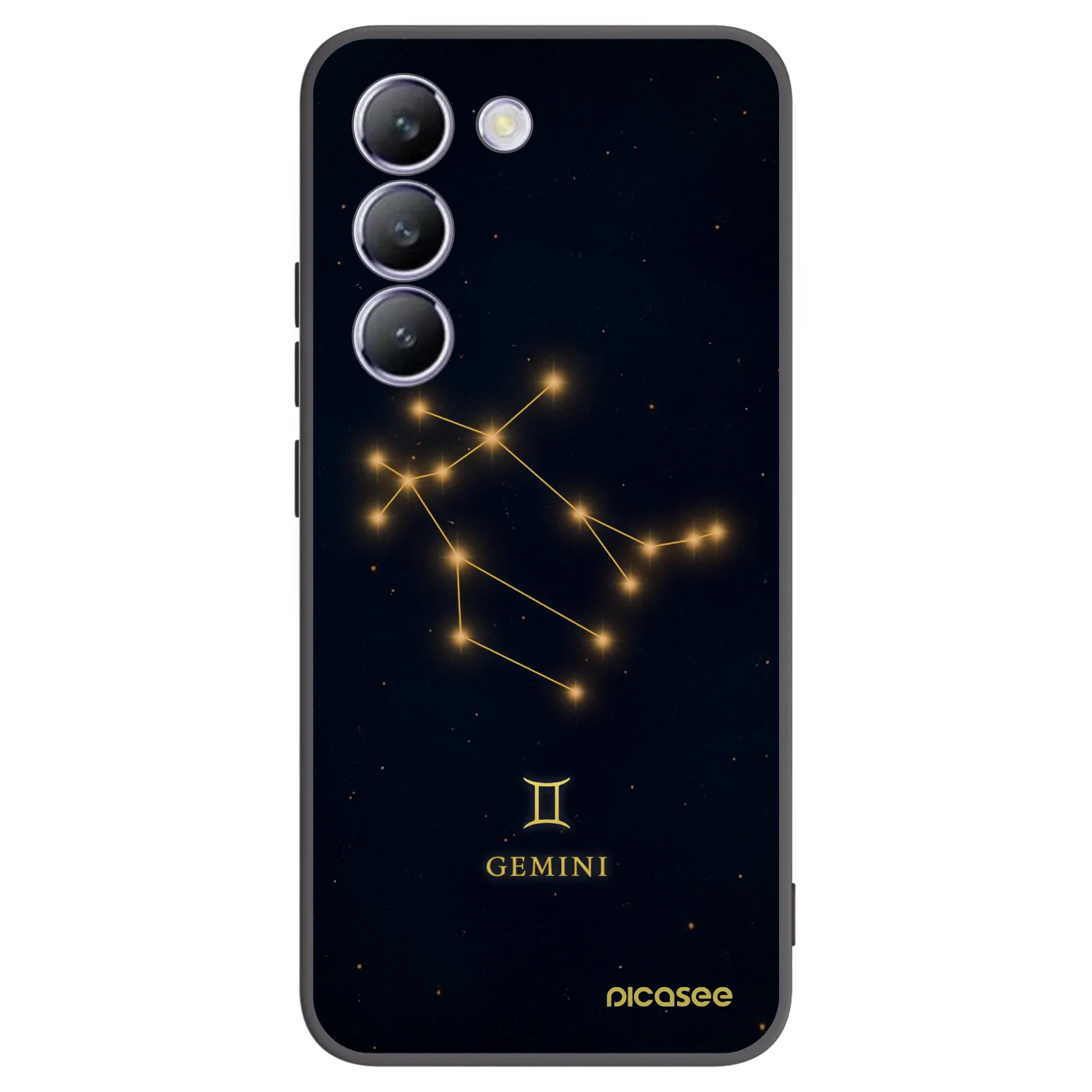 Picasee fekete szilikon tok az alábbi mobiltelefonokra Vivo V40 SE 5G - GEMINI