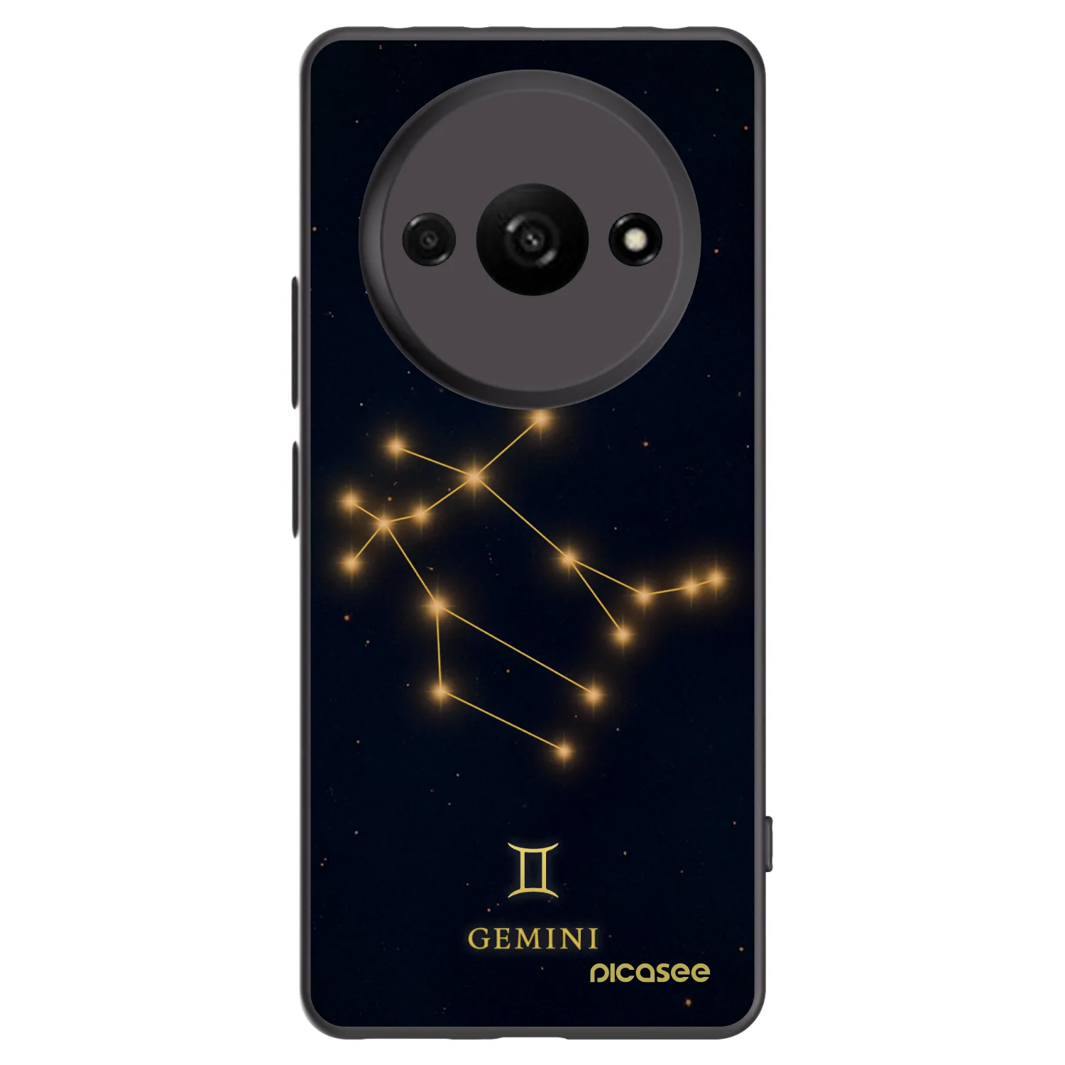 Picasee fekete szilikon tok az alábbi mobiltelefonokra Xiaomi Redmi A3 - GEMINI