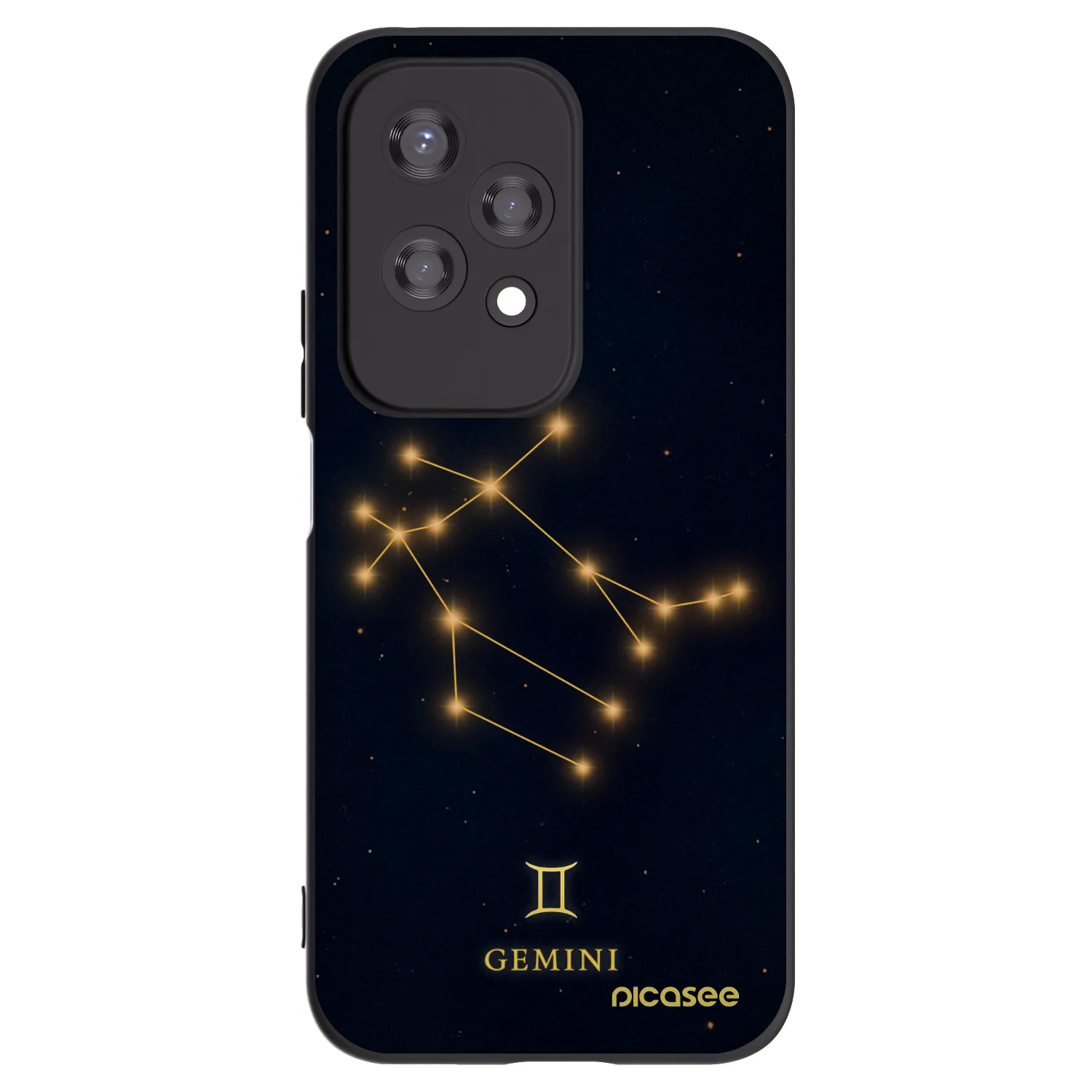 Picasee fekete szilikon tok az alábbi mobiltelefonokra Honor 200 Lite - GEMINI