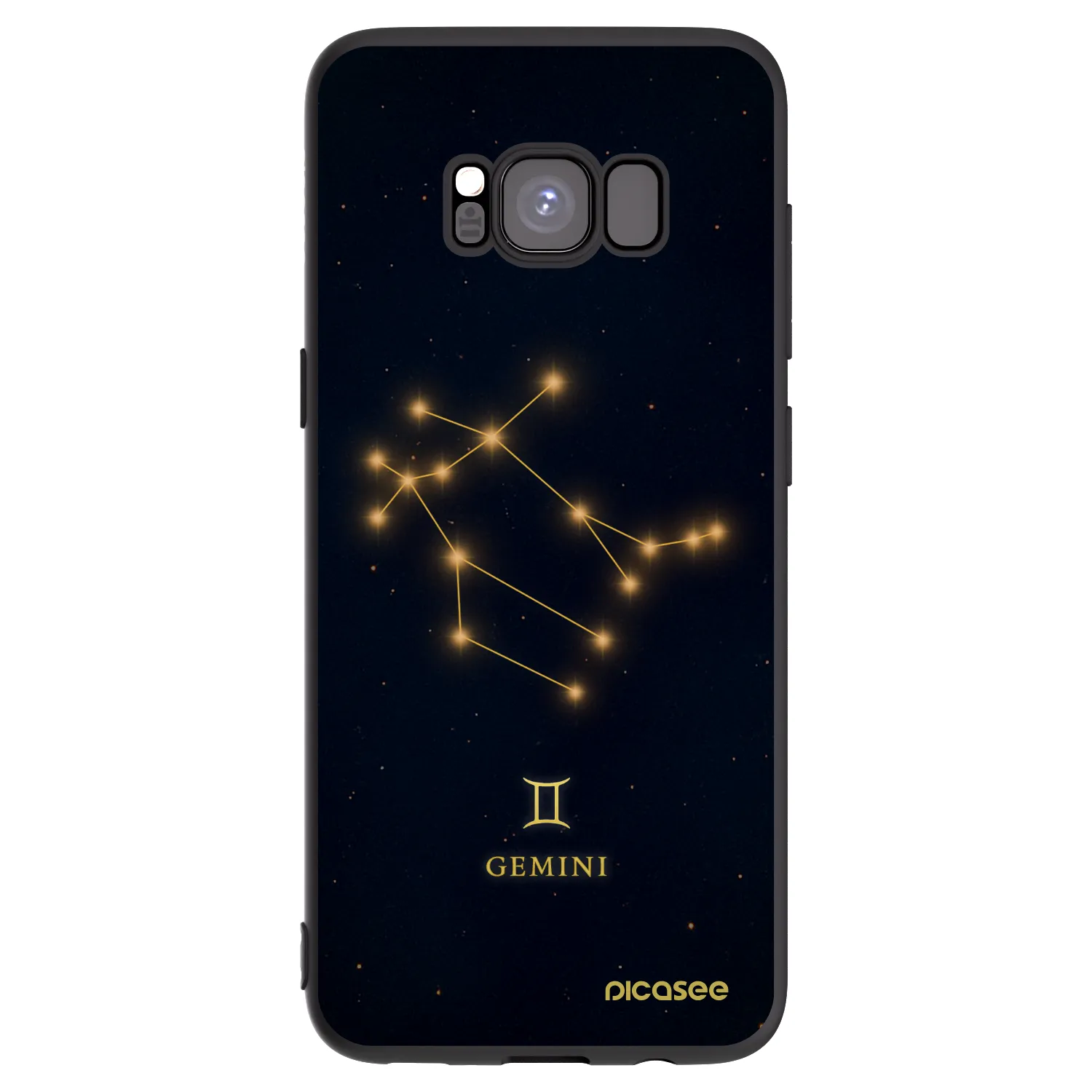 Picasee fekete szilikon tok az alábbi mobiltelefonokra Samsung Galaxy S8 G950F - GEMINI