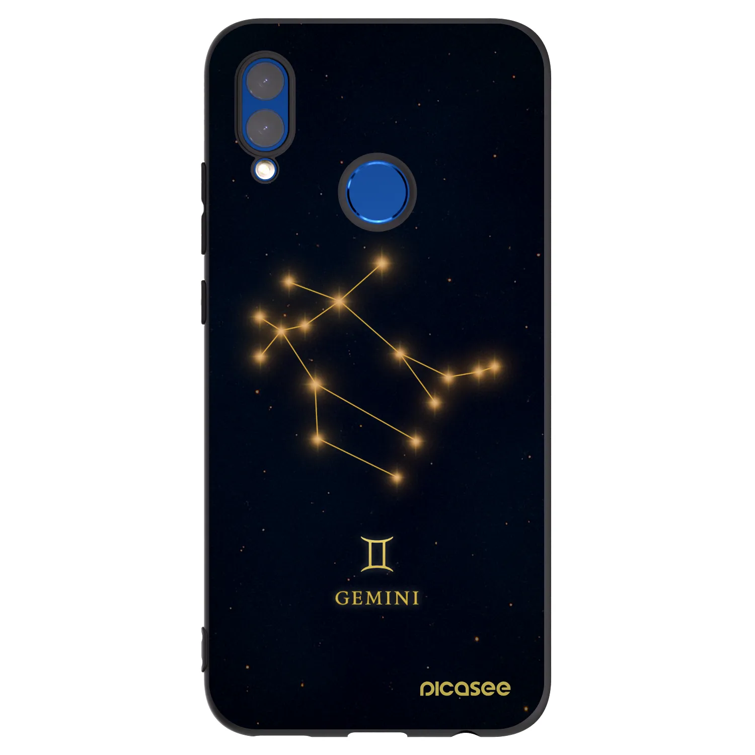 Picasee fekete szilikon tok az alábbi mobiltelefonokra Huawei P Smart 2019 - GEMINI