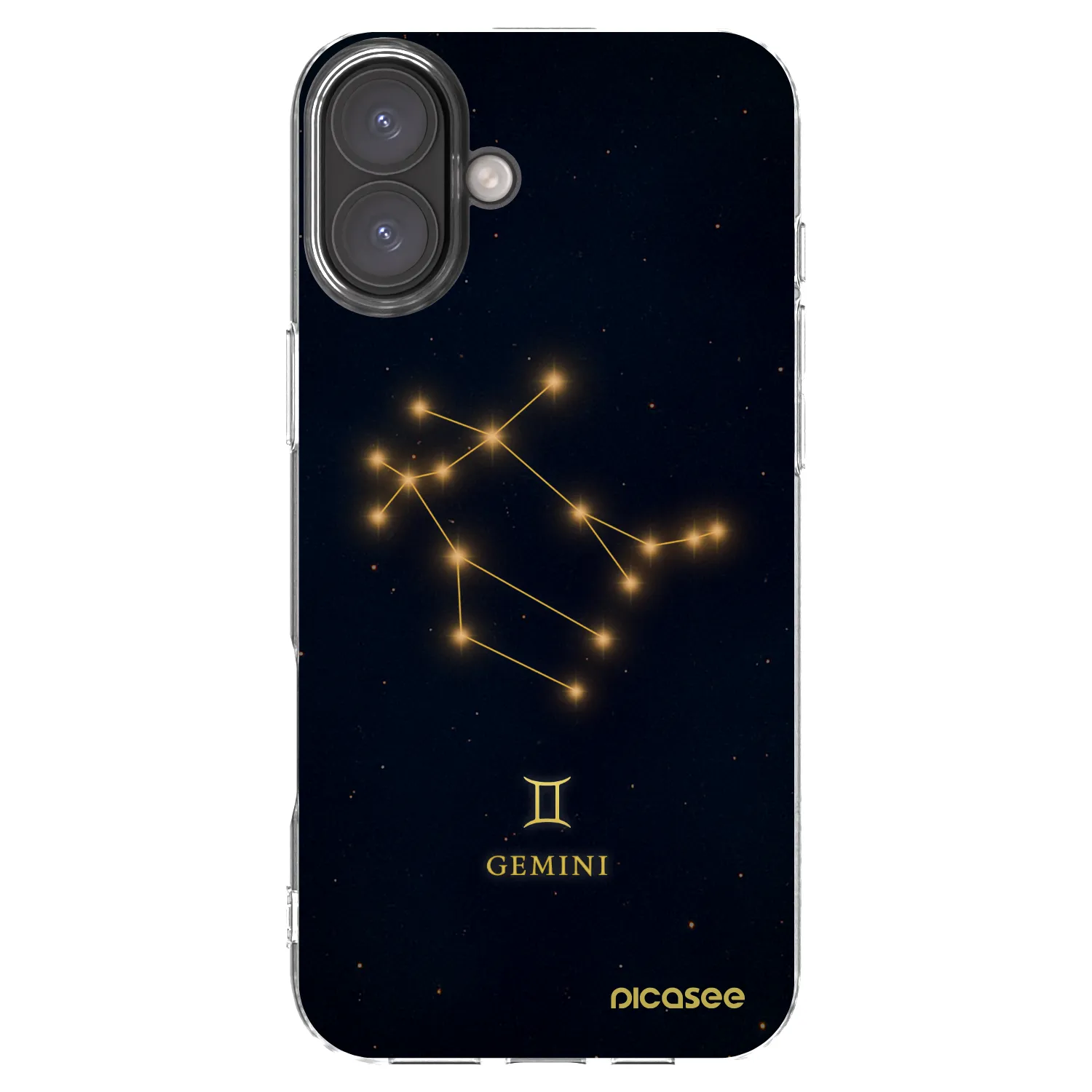 Picasee átlátszó szilikon tok az alábbi mobiltelefonokra Apple iPhone 16 Plus - GEMINI