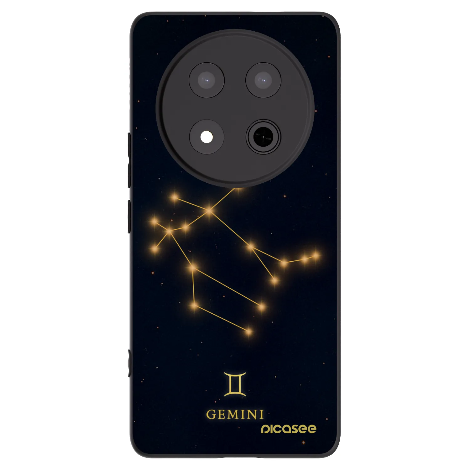 Picasee fekete szilikon tok az alábbi mobiltelefonokra Honor Magic7 Lite 5G - GEMINI