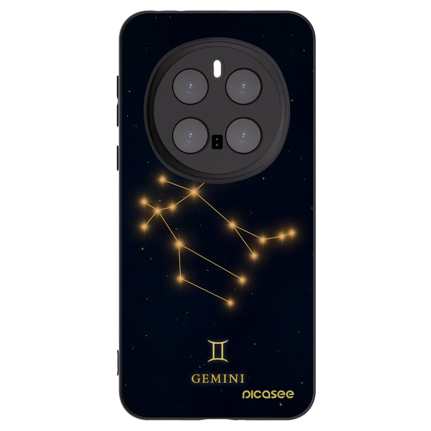 Picasee fekete szilikon tok az alábbi mobiltelefonokra Honor Magic7 Pro 5G - GEMINI